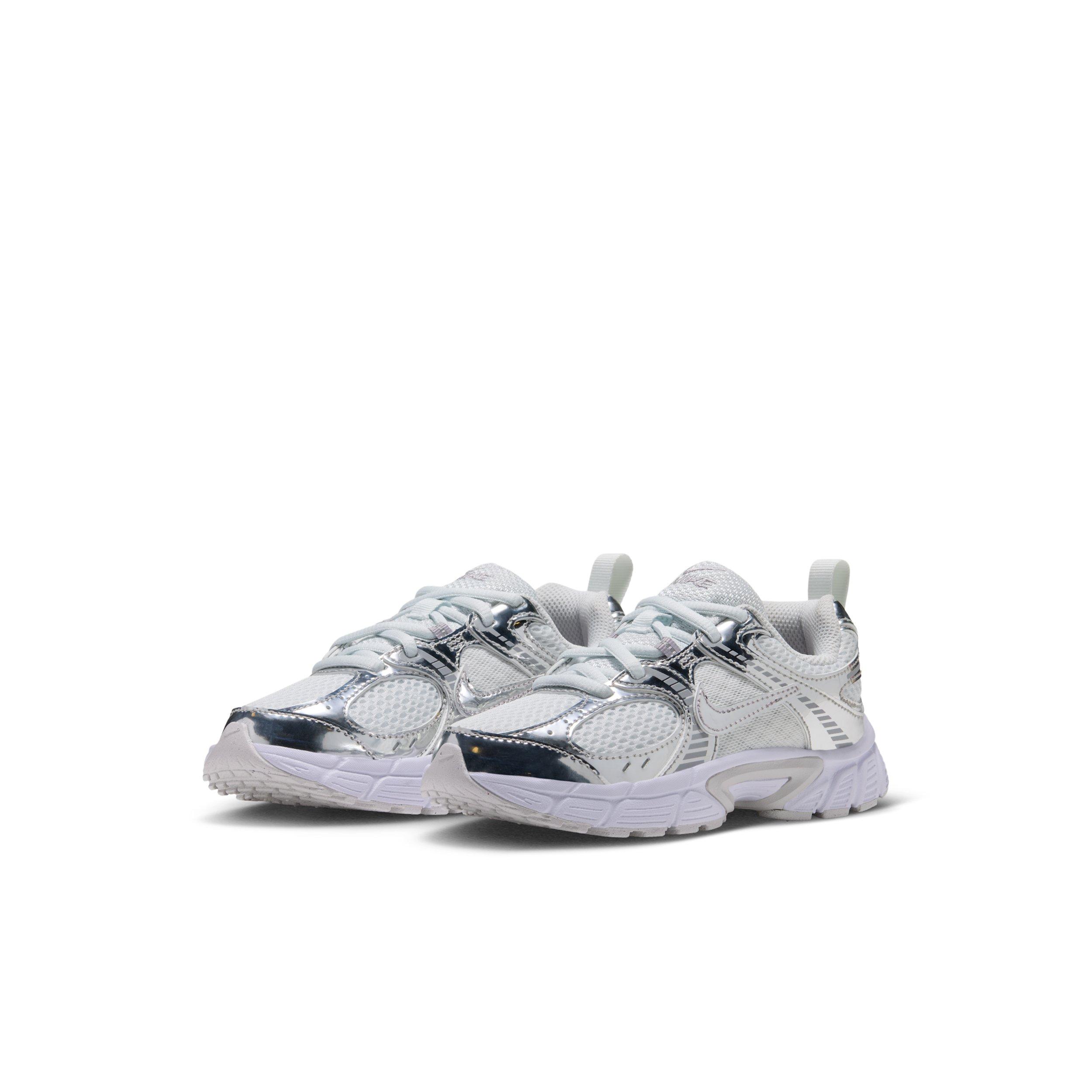 Nike V5 RNR "Off White/Vast Grey/Silver Lilac/Metallic Silver" Preschool Girls' Shoe - OFF WHITE/GREY/LILAC/SILVER