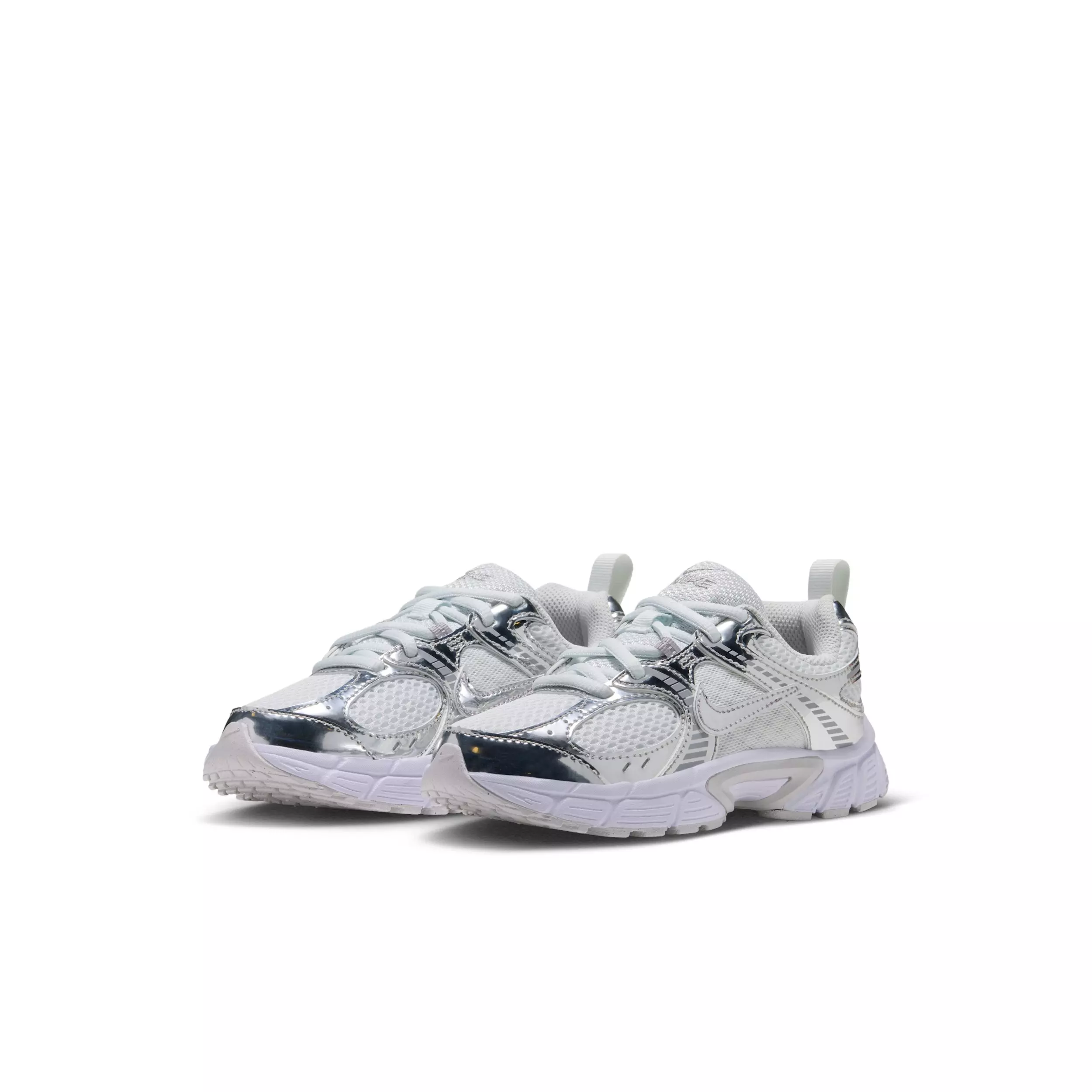 Nike V5 RNR "Off White/Vast Grey/Silver Lilac/Metallic Silver" Preschool Girls' Shoe - OFF WHITE/GREY/LILAC/SILVER