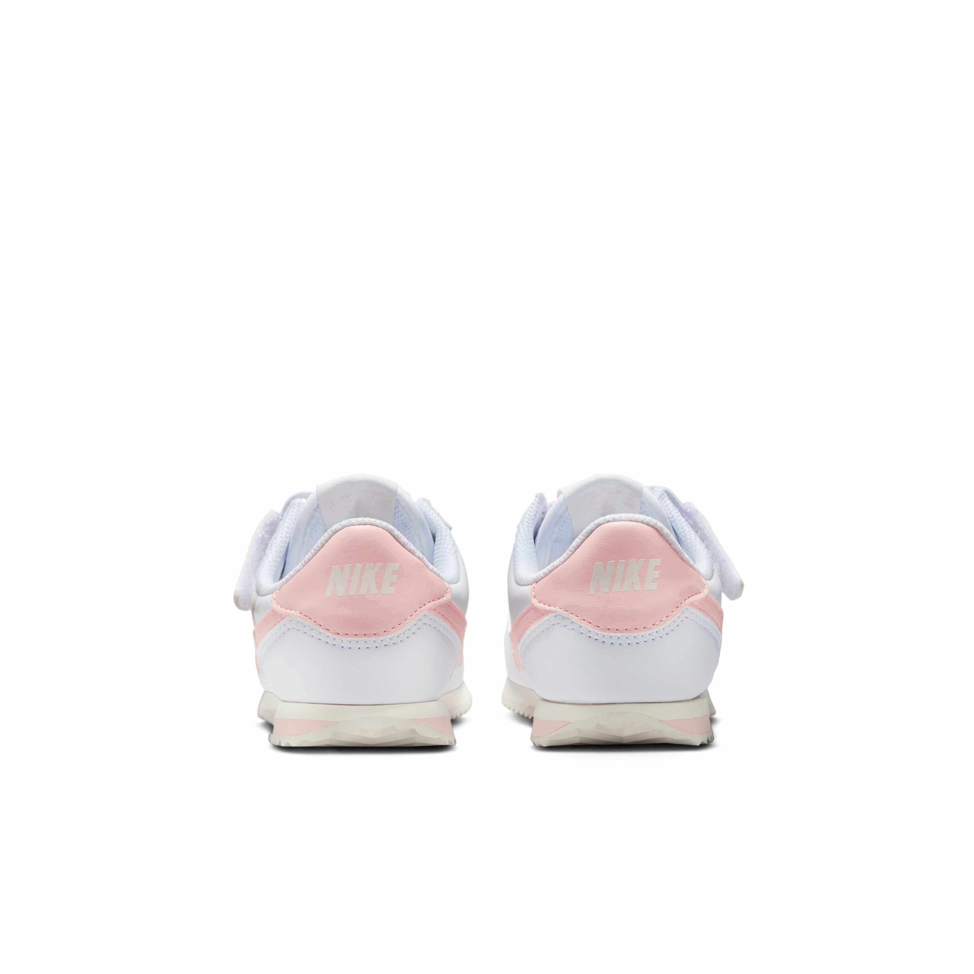 Nike Cortez EasyOn Preschool Girls' "White/Sail/Echo Pink" Shoe