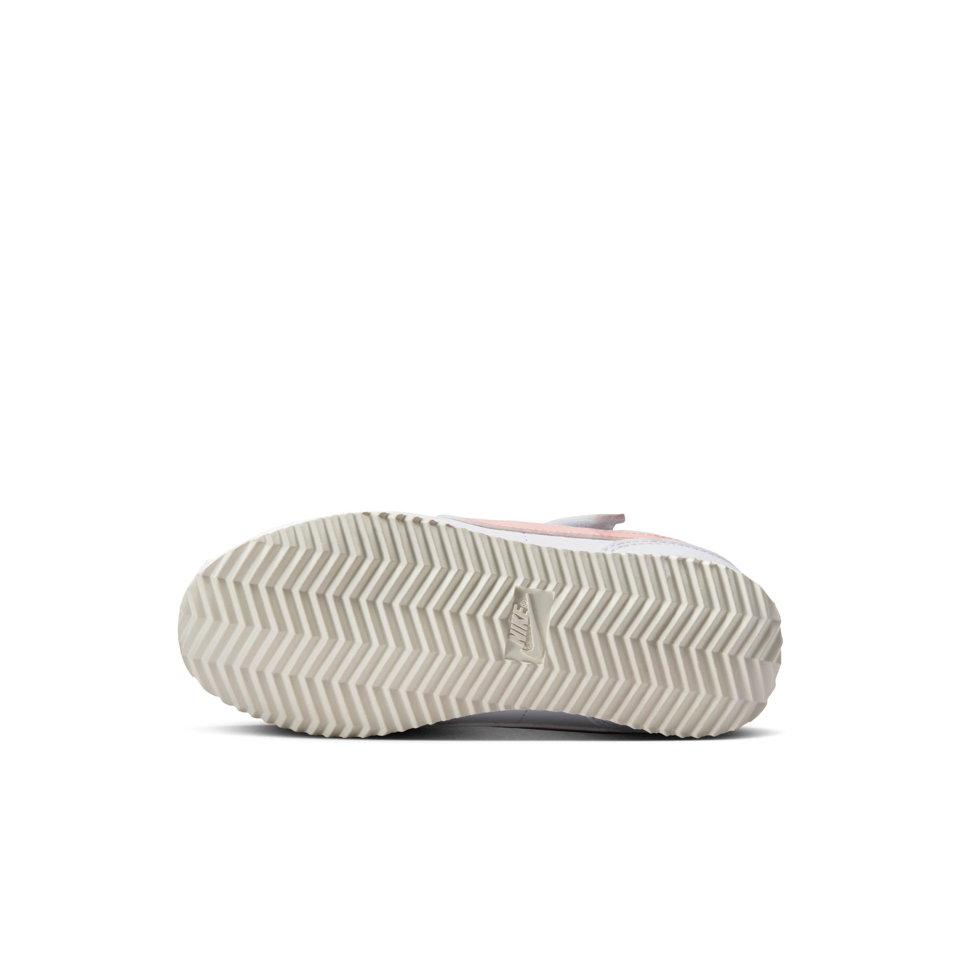 Nike Cortez EasyOn Preschool Girls' "White/Sail/Echo Pink" Shoe