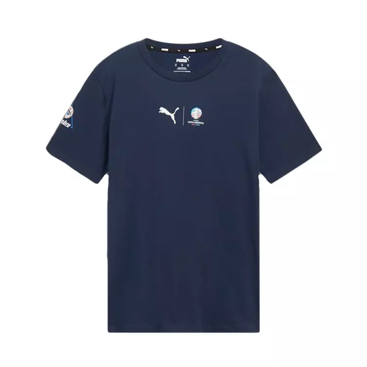 PUMA Men's CONMEBOL Copa America 2024 USA Tee - Navy - NAVY