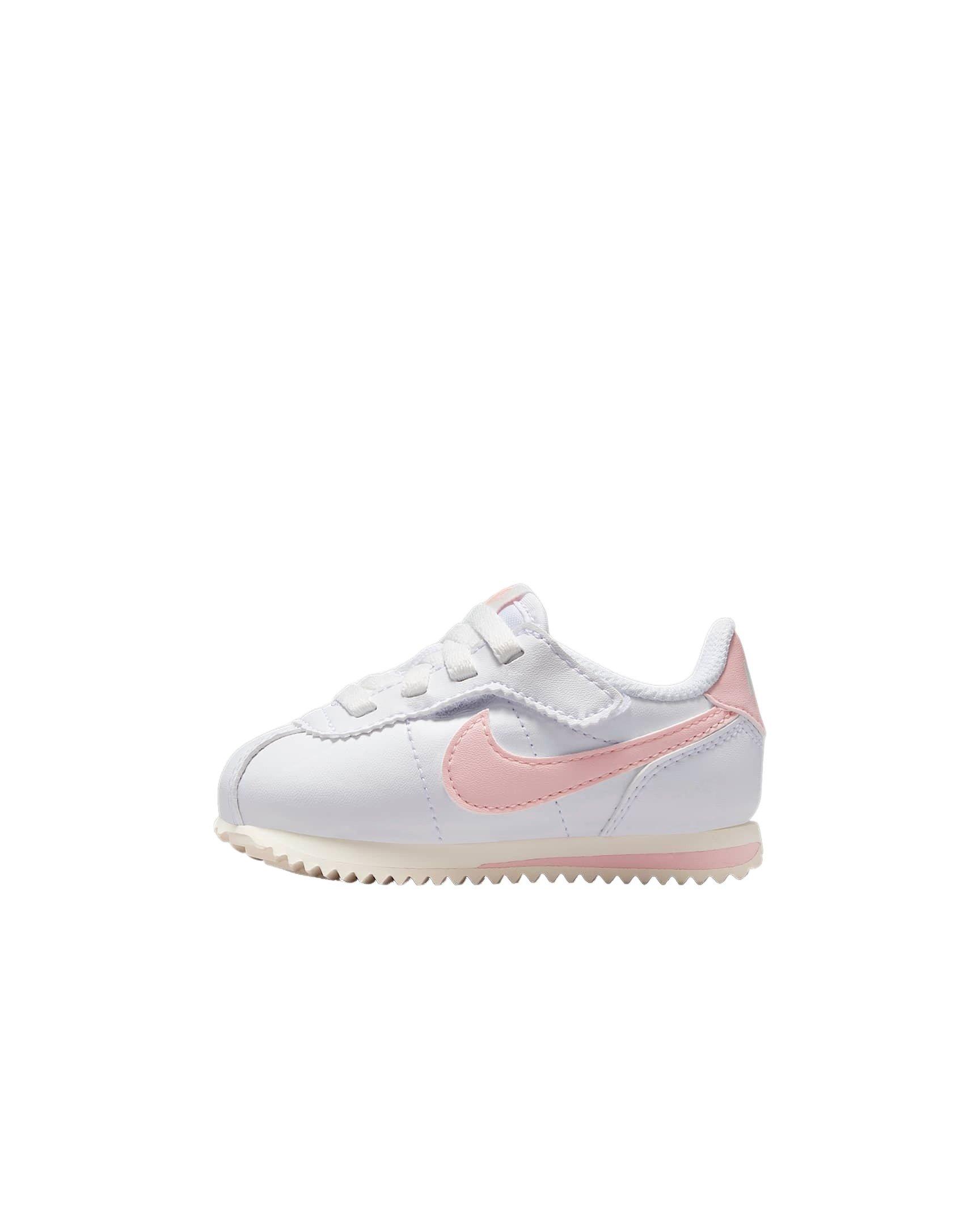 Nike Cortez EasyOn Infant Girls' "White/Sail/Echo Pink" Shoe