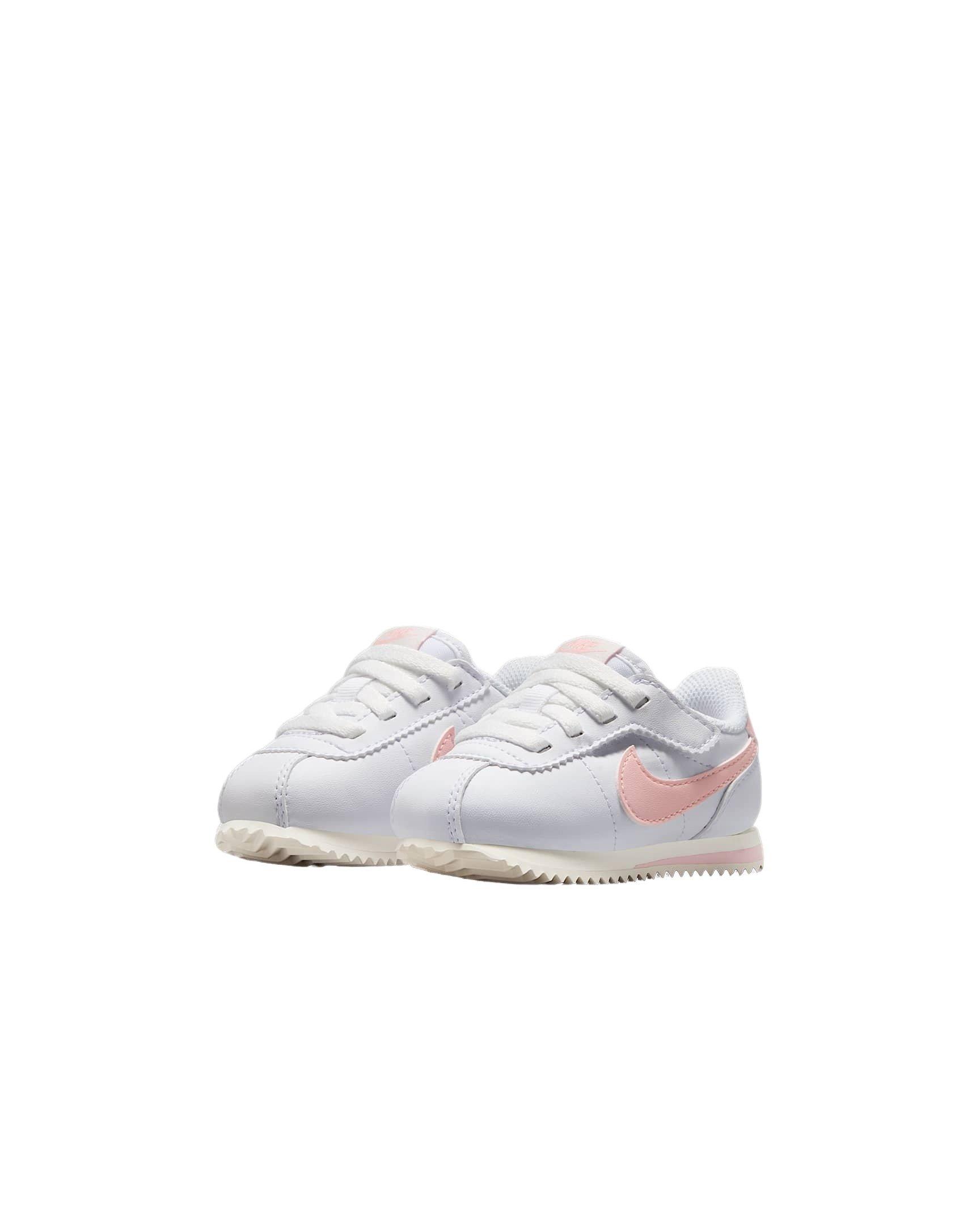 Nike Cortez EasyOn Infant Girls' "White/Sail/Echo Pink" Shoe