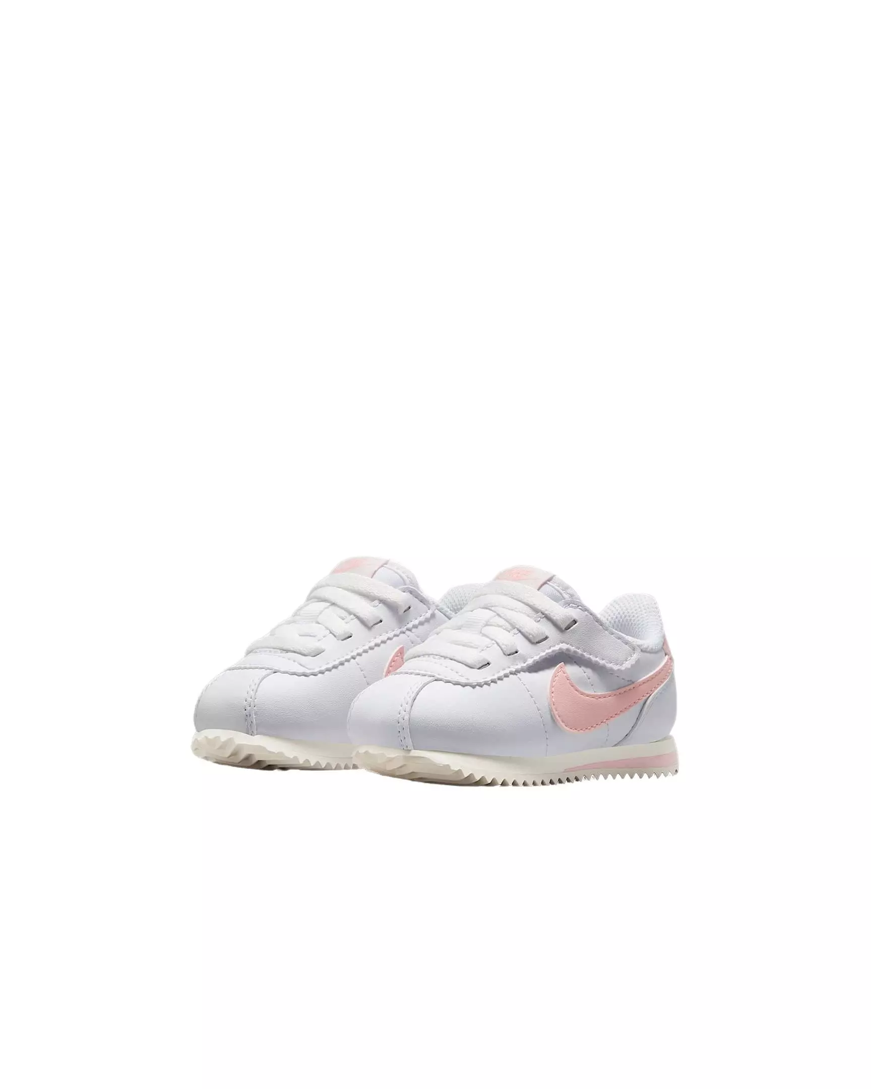 Nike Cortez EasyOn "White/Sail/Echo Pink" Infant Girls' Shoe - WHITE/SAIL/PINK