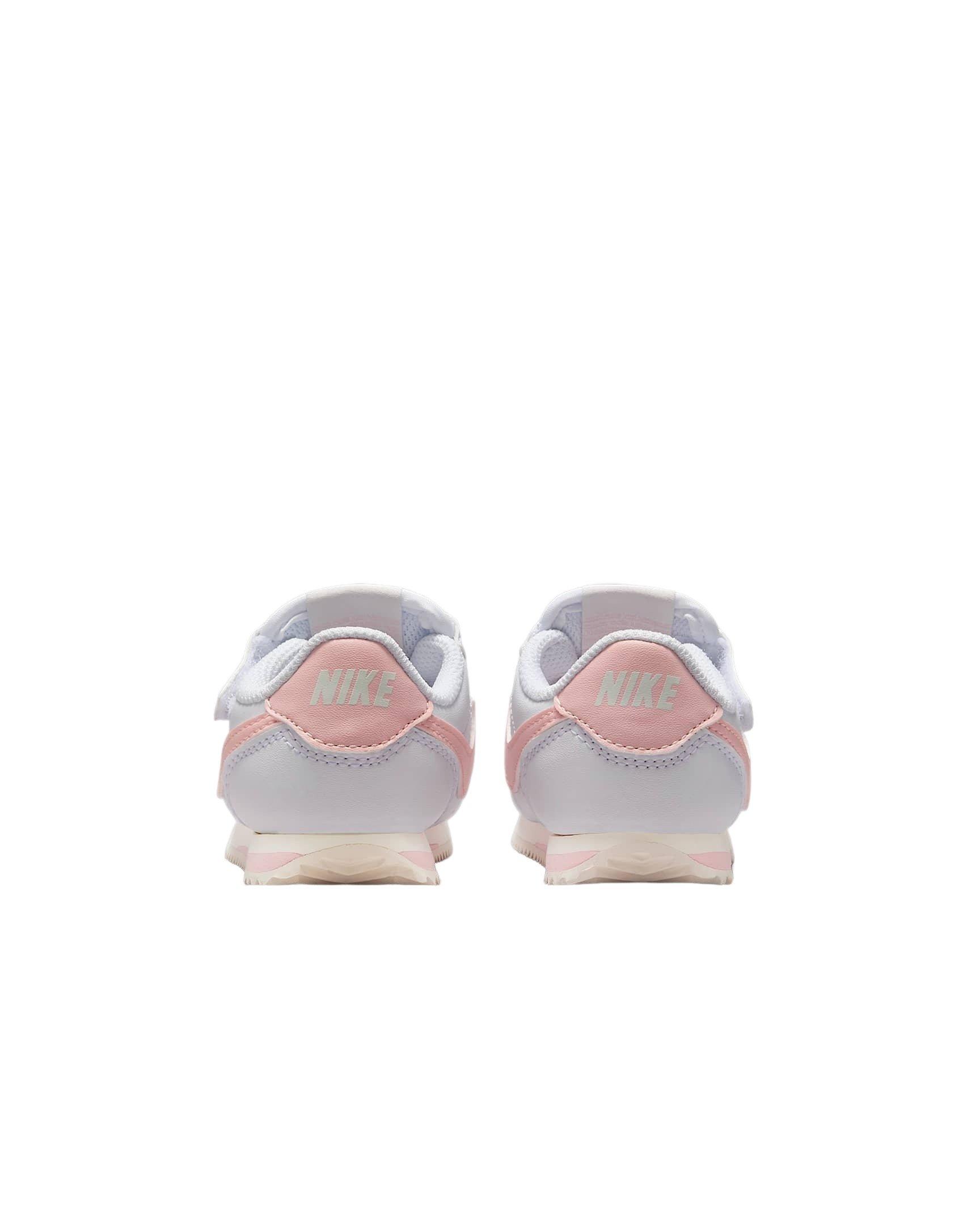 Nike Cortez EasyOn Infant Girls' "White/Sail/Echo Pink" Shoe