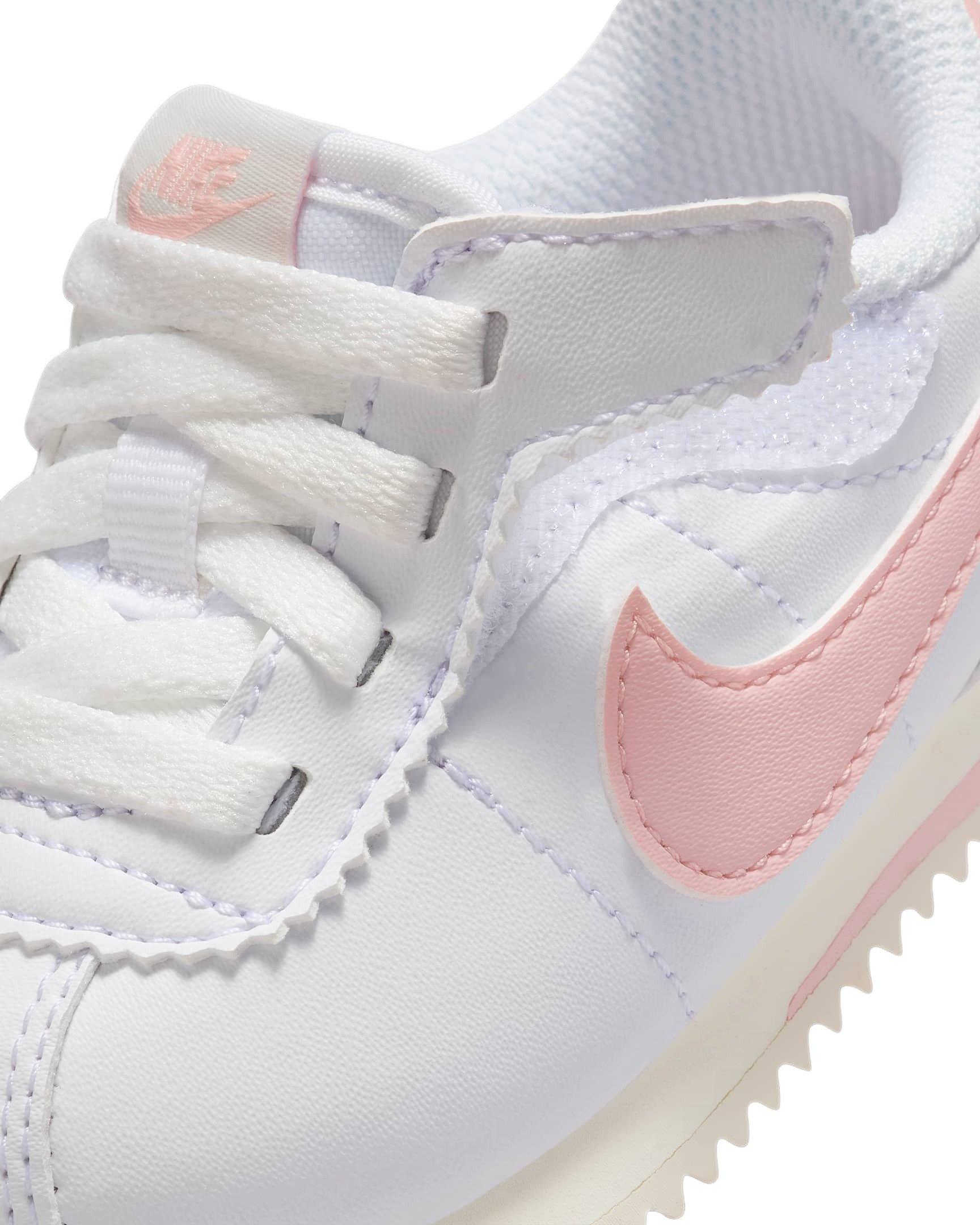 Nike Cortez EasyOn Infant Girls' "White/Sail/Echo Pink" Shoe