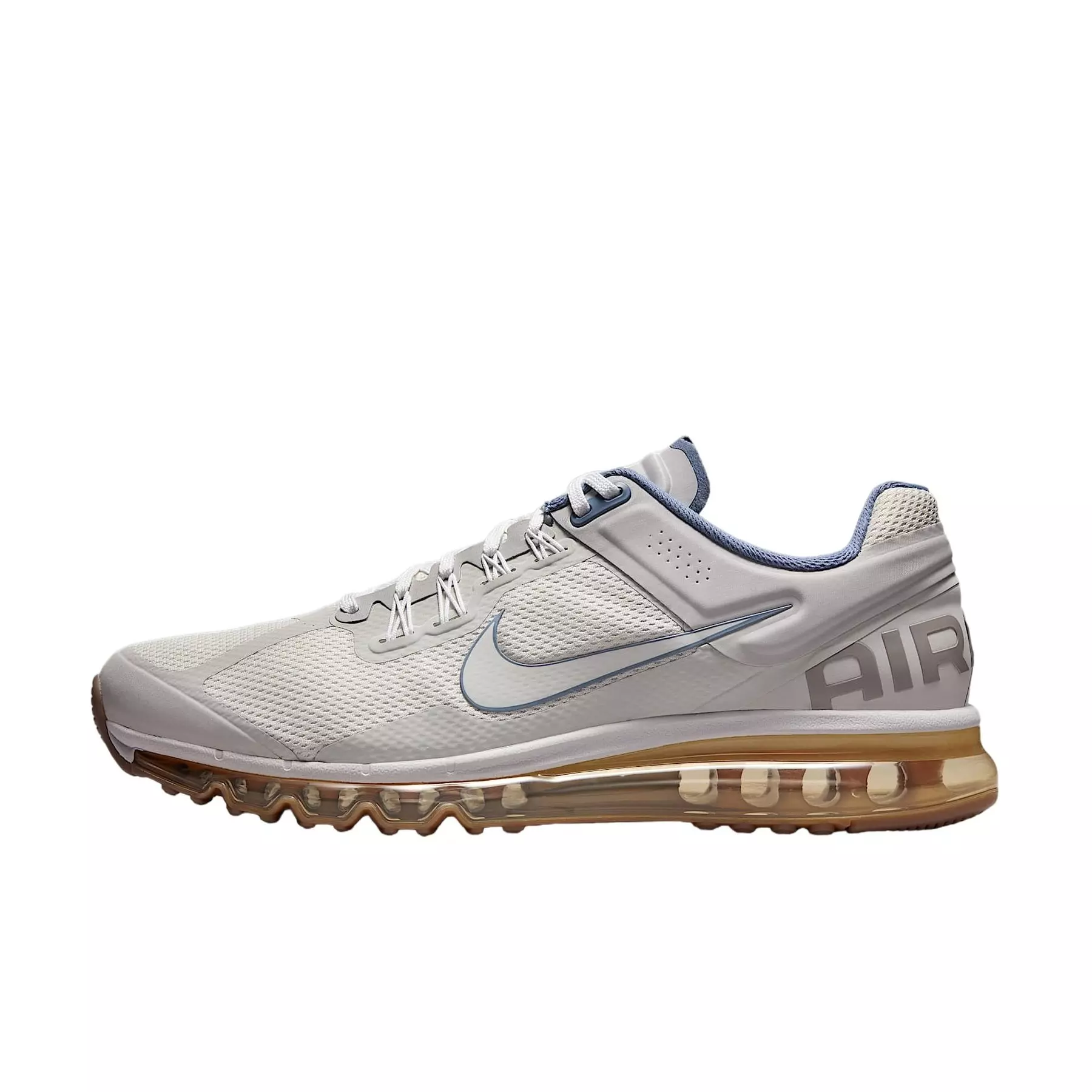 Nike Air Max 2013 "Grey/Light Grey/Blue/Beige" Men's Shoe - GREY/LT GREY/BLUE/BEIGE