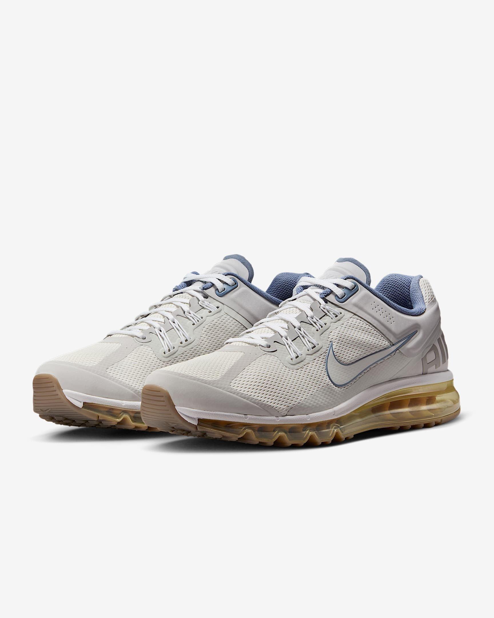 Nike Air Max 2013 "Grey/Light Grey/Blue/Beige" Men's Shoe - GREY/LT GREY/BLUE/BEIGE Thumbnail View 4