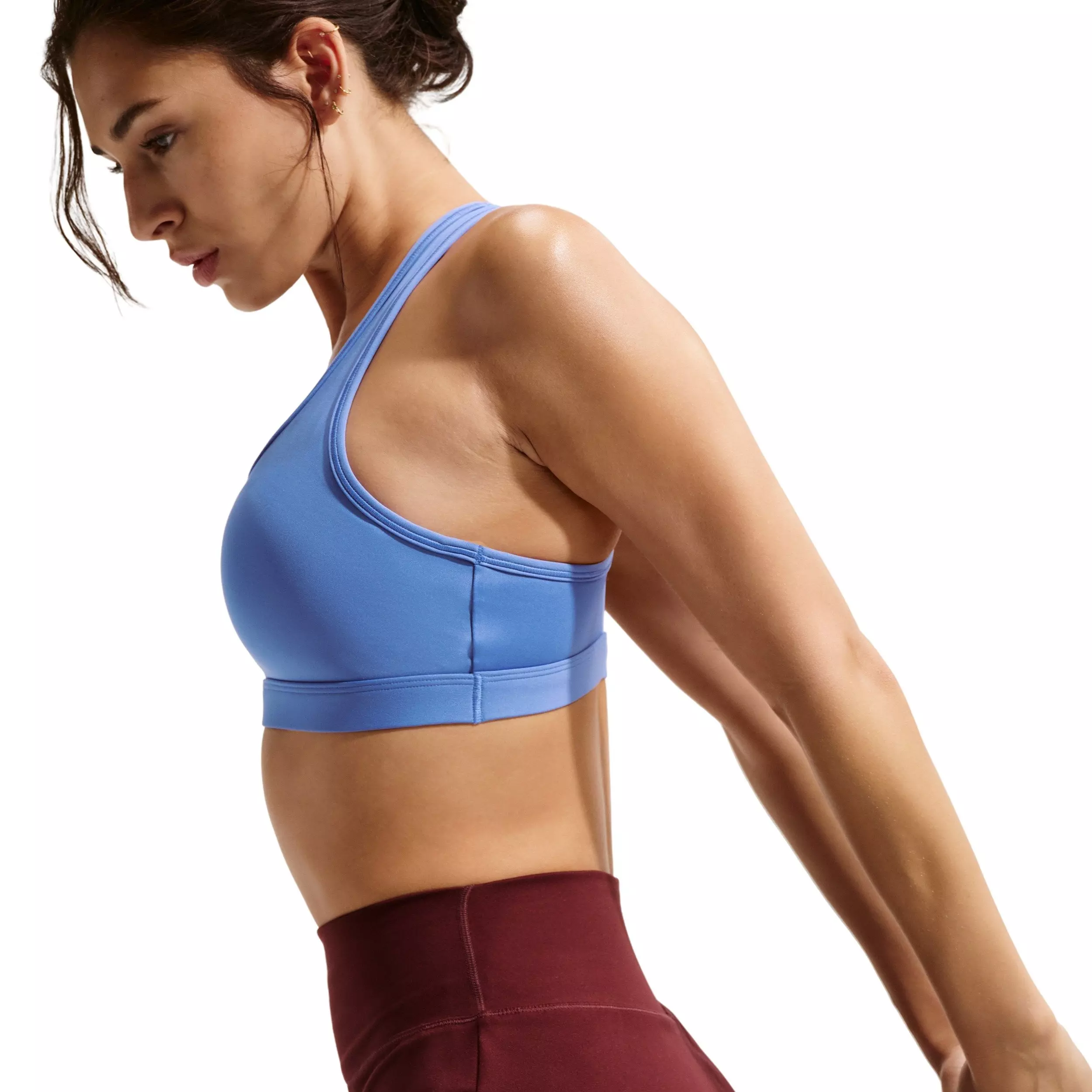 Nike Women's Swoosh Medium Support Padded Sports Bra -Sapphire - SAPPHIRE