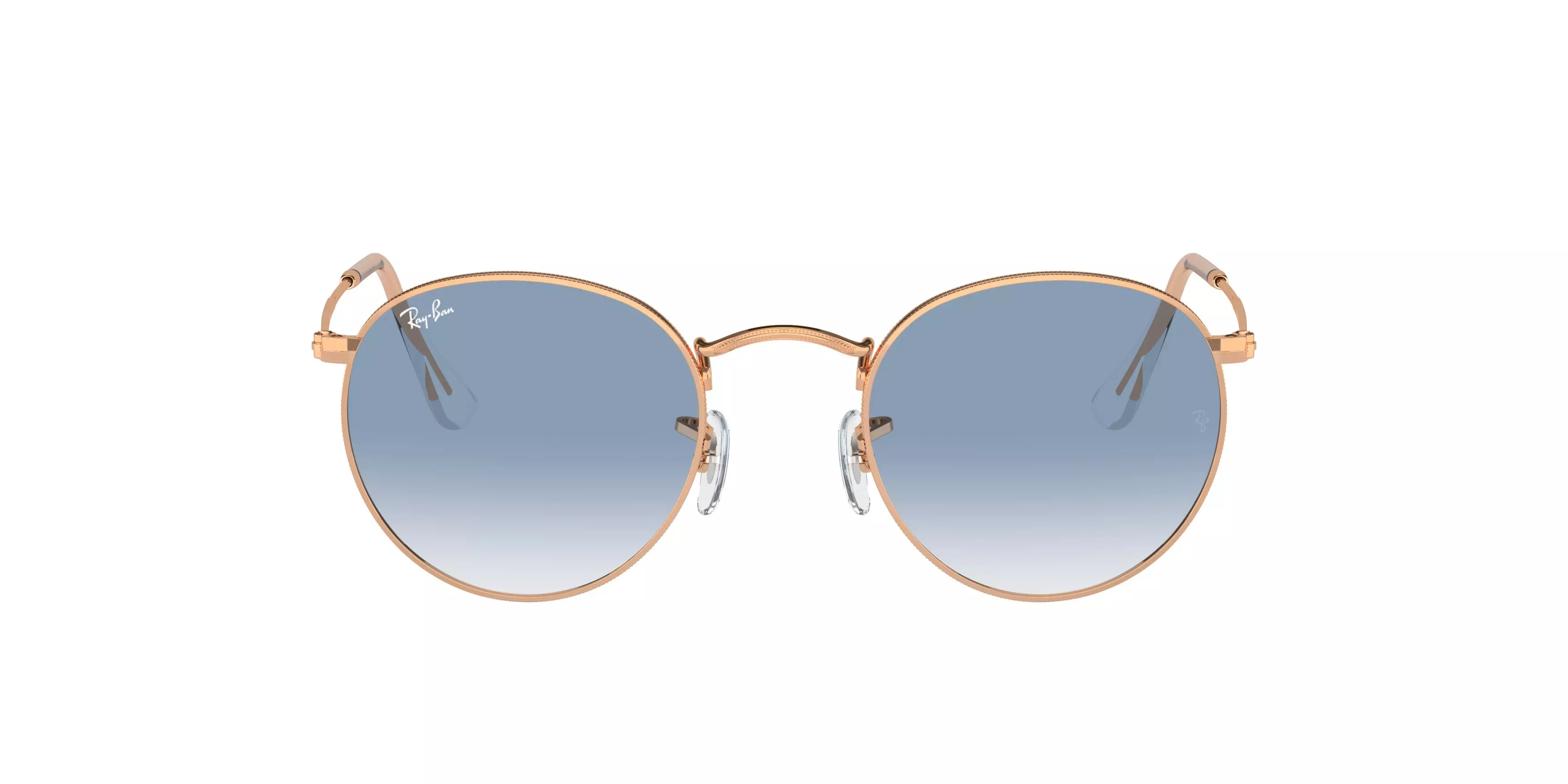 Ray-Ban Round Metal Antiqued Sunglasses - GOLD