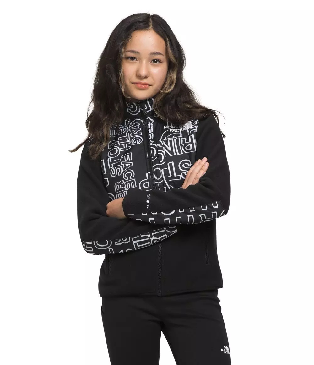 The North Face Big Kids’ Denali Jacket -Black Marker - BLACK