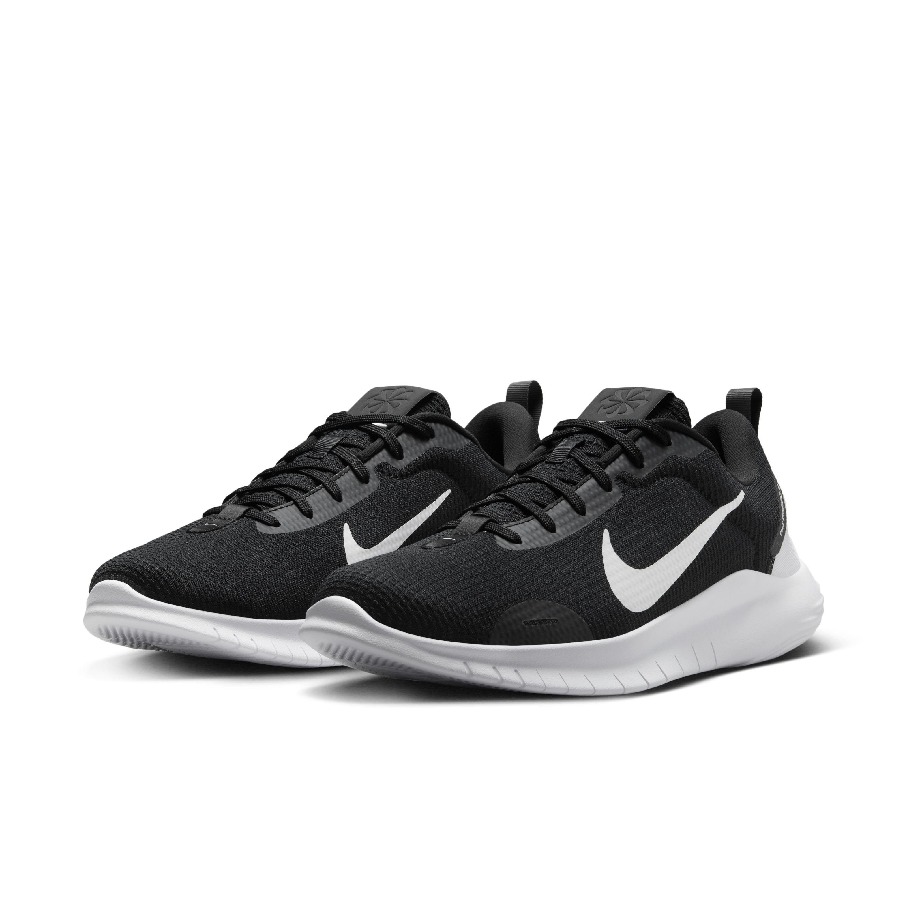Nike Flex Experience Run 12 "Black/Dark Smoke Grey/White" Men's Running Shoe - BLACK/DK GREY/WHITE Thumbnail View 3