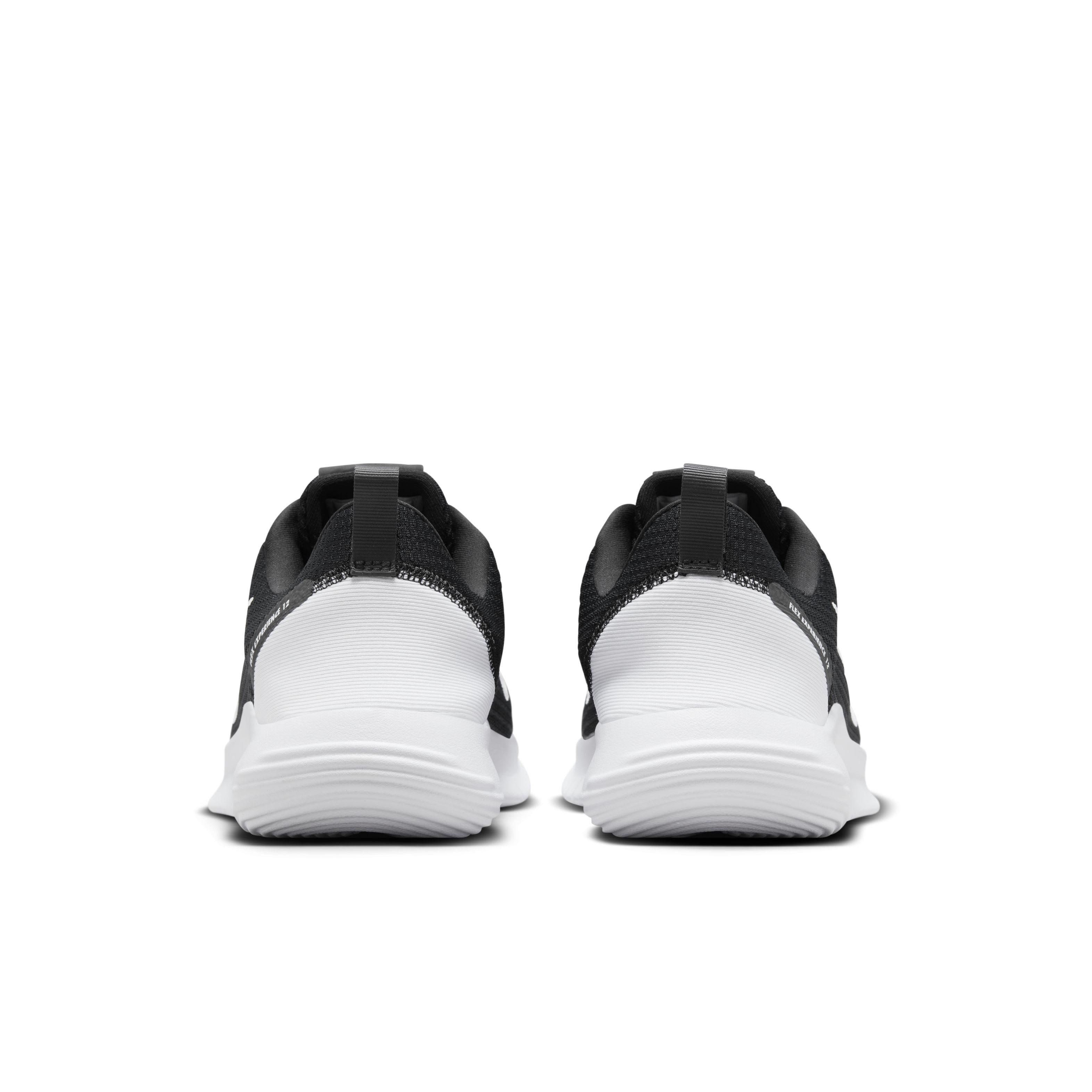 Nike Flex Experience Run 12 "Black/Dark Smoke Grey/White" Men's Running Shoe - BLACK/DK GREY/WHITE Thumbnail View 5