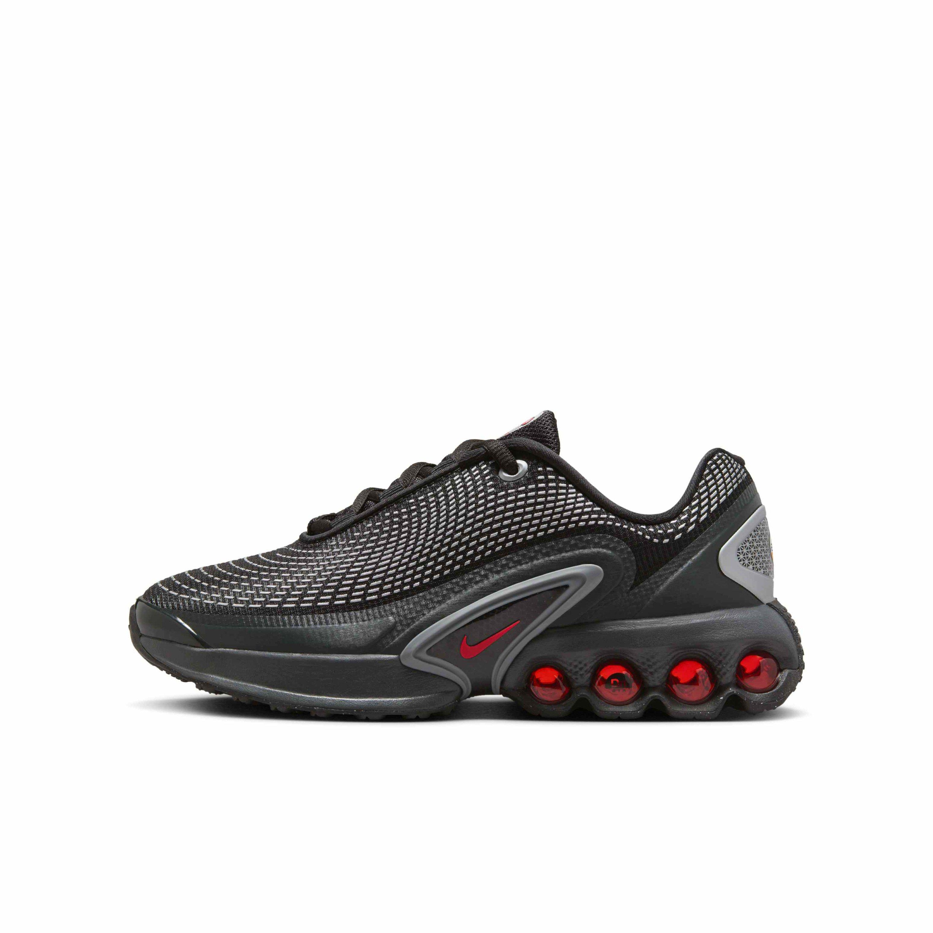 Nike Air Max Dn Grade School Boys' "Black/Black/Metallic Silver/University Red" Shoe
