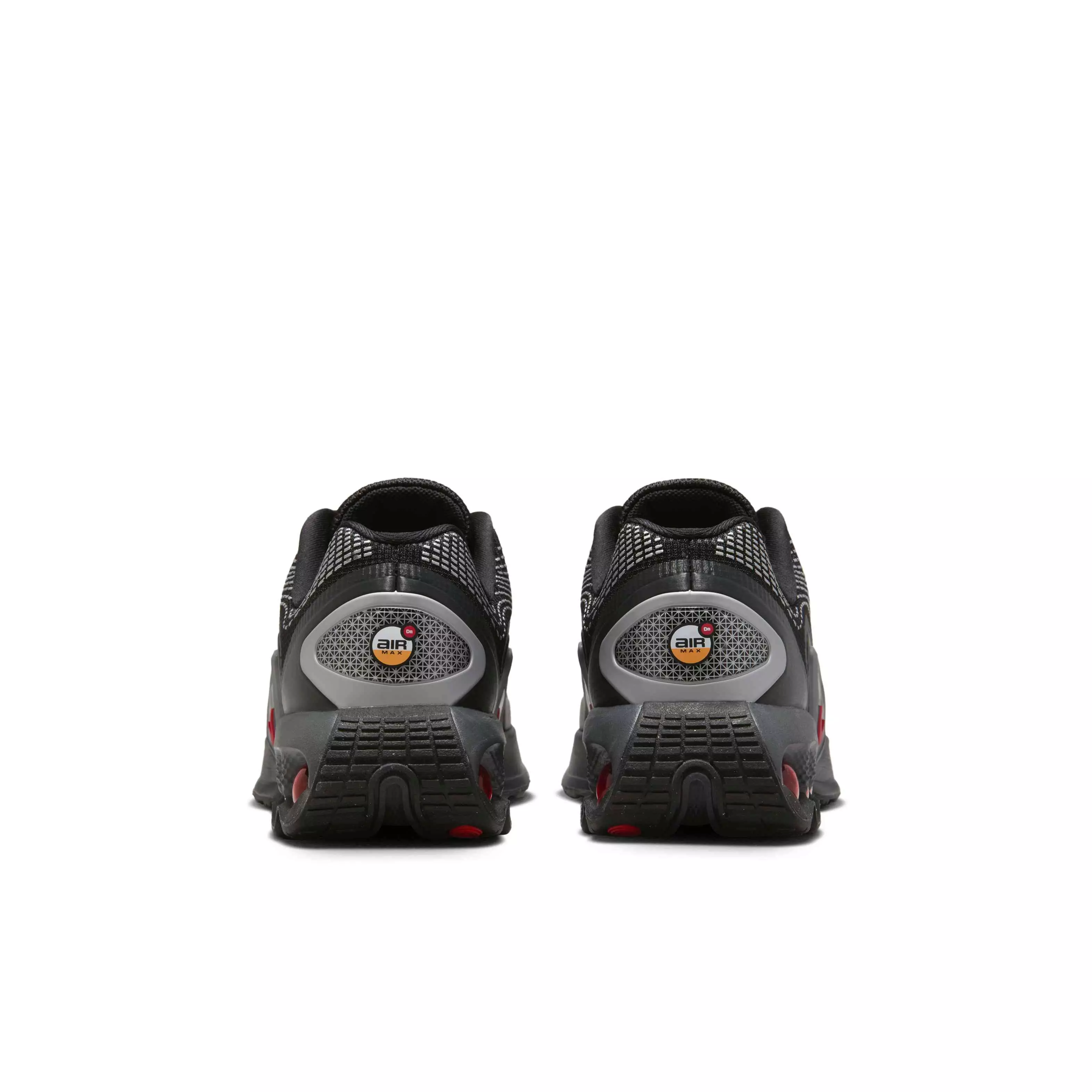 Nike Air Max Dn "Black/Black/Metallic Silver/University Red" Grade School Boys' Shoe - BLACK/BLACK/SILVER/RED