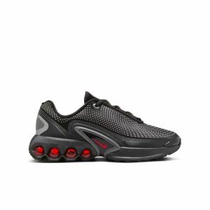 Nike Air Max Dn "Black/Black/Metallic Silver/University Red" Grade School Boys' Shoe