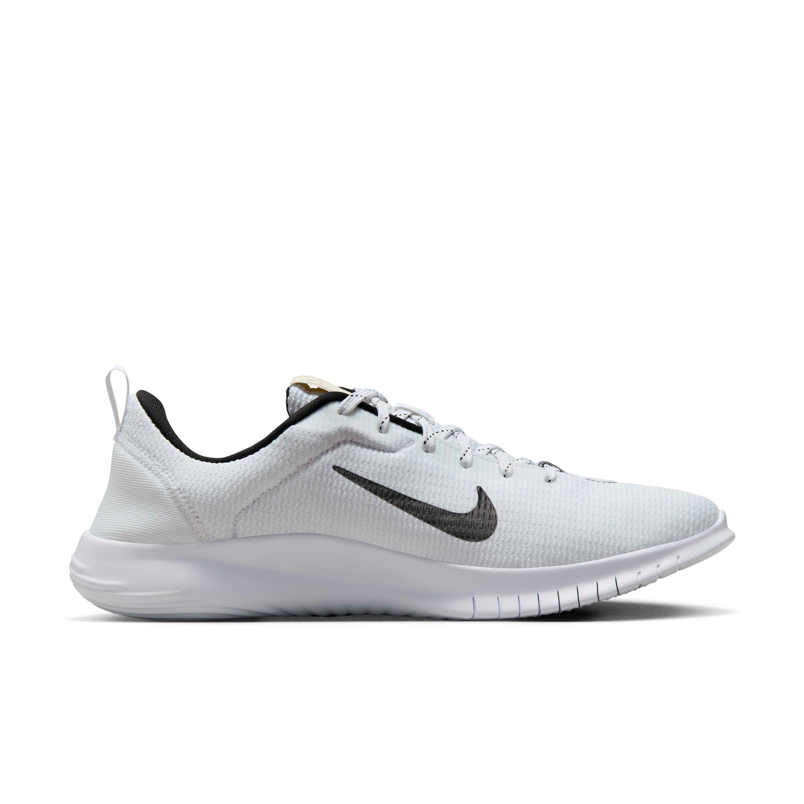 Nike Flex Experience Run 12 "White/White/Black" Men's Running Shoe - WHITE/WHITE/BLACK Thumbnail View 1