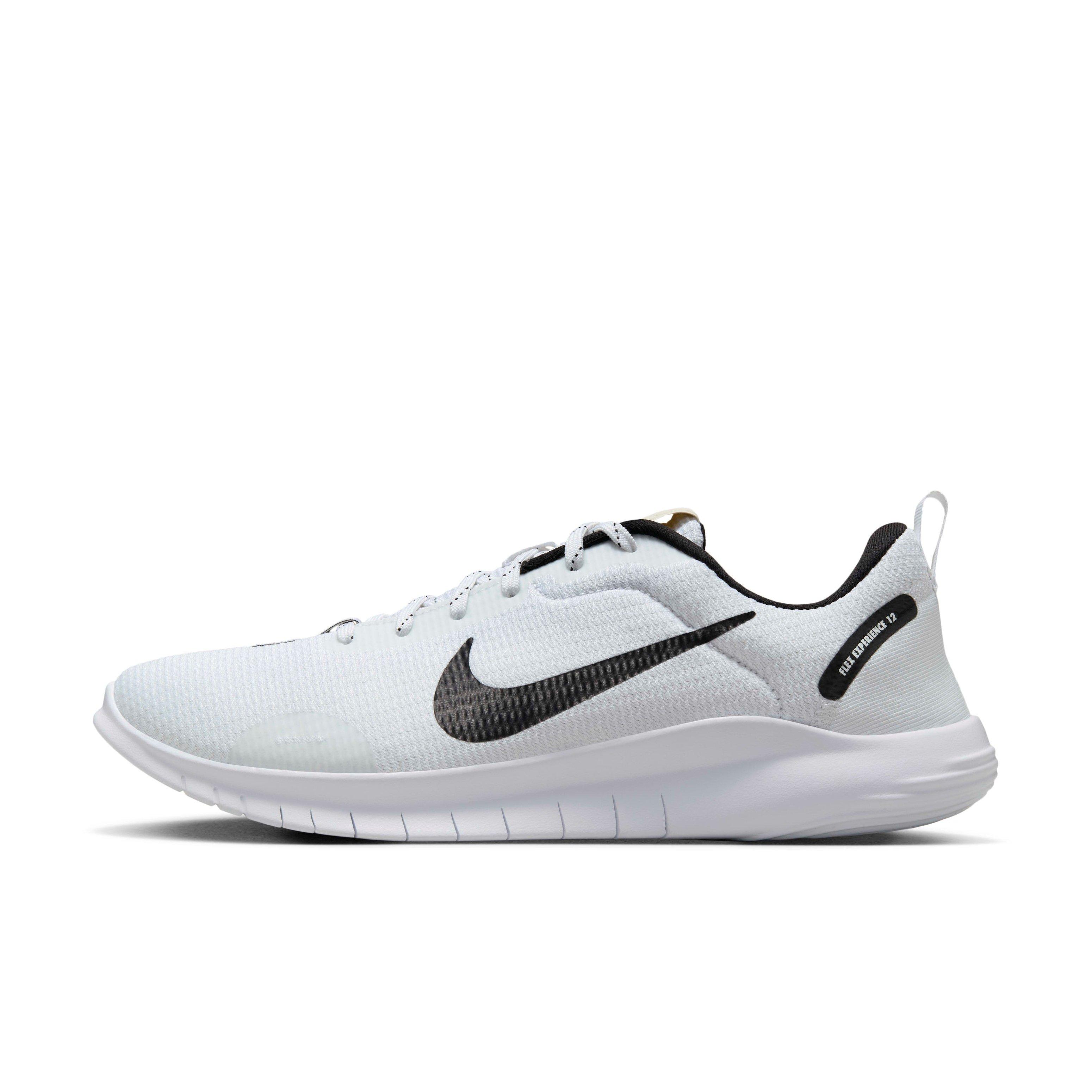 Nike Flex Experience Run 12 "White/White/Black" Men's Running Shoe - WHITE/WHITE/BLACK Thumbnail View 2