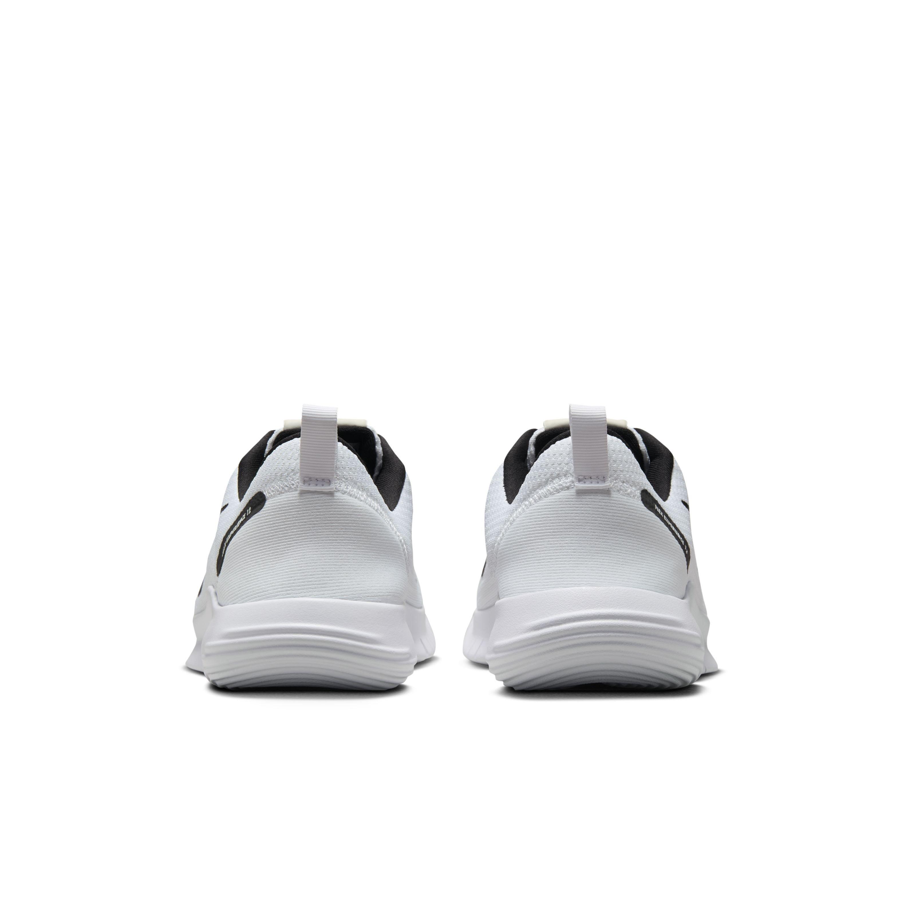 Nike Flex Experience Run 12 "White/White/Black" Men's Running Shoe - WHITE/WHITE/BLACK Thumbnail View 5