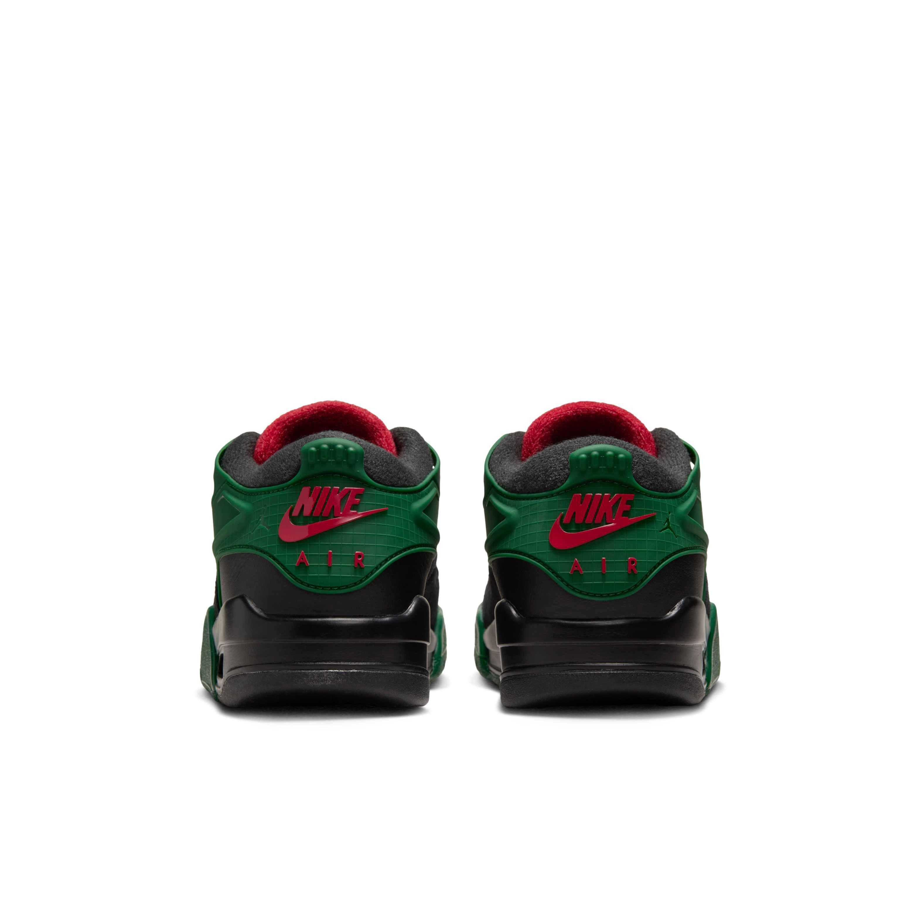 Jordan 4 RM Grade School Boys' "Black/Gorge Green/Varsity Red" Shoe