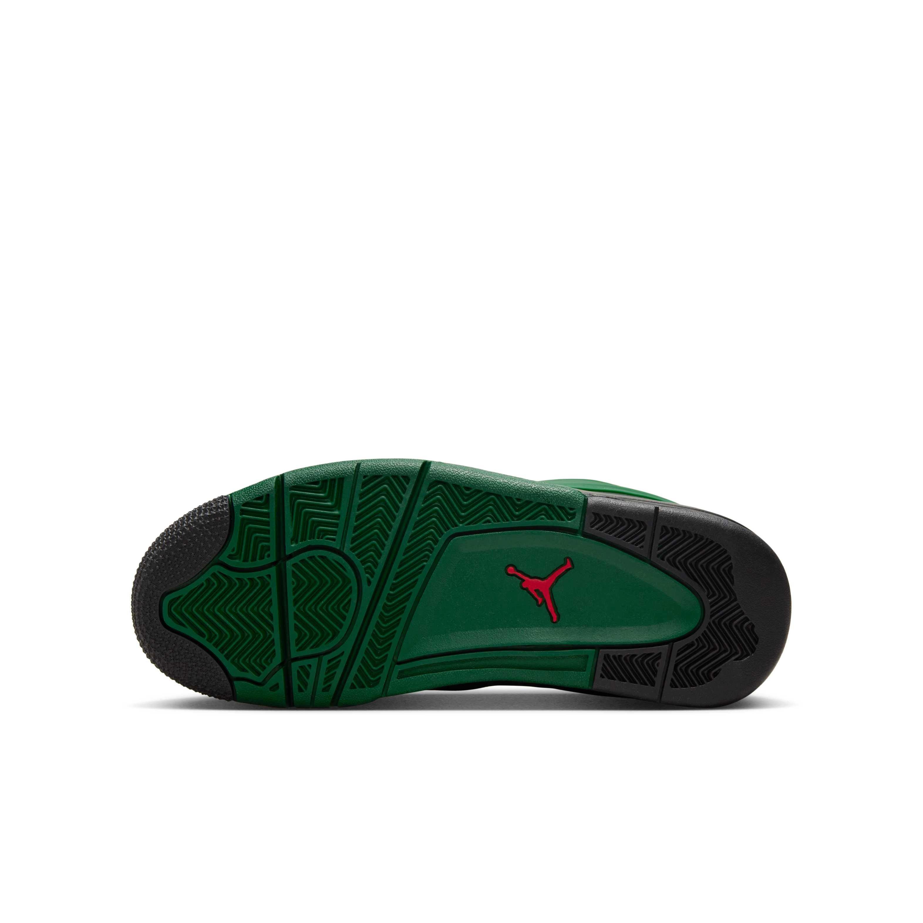 Jordan 4 RM Grade School Boys' "Black/Gorge Green/Varsity Red" Shoe