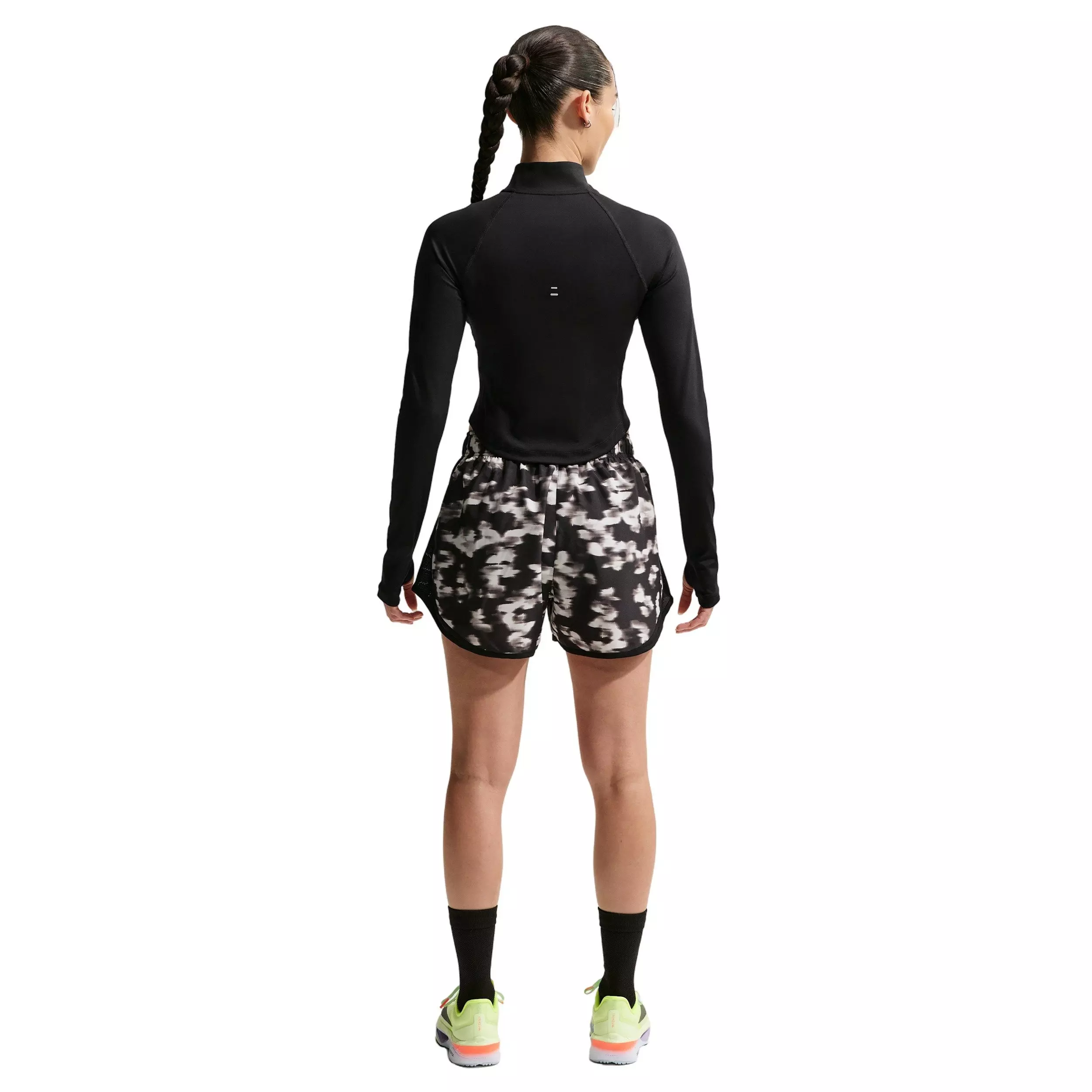 Nike Women's Tempo Dri-FIT Fitted 1/2-Zip Running Top -Black - BLACK