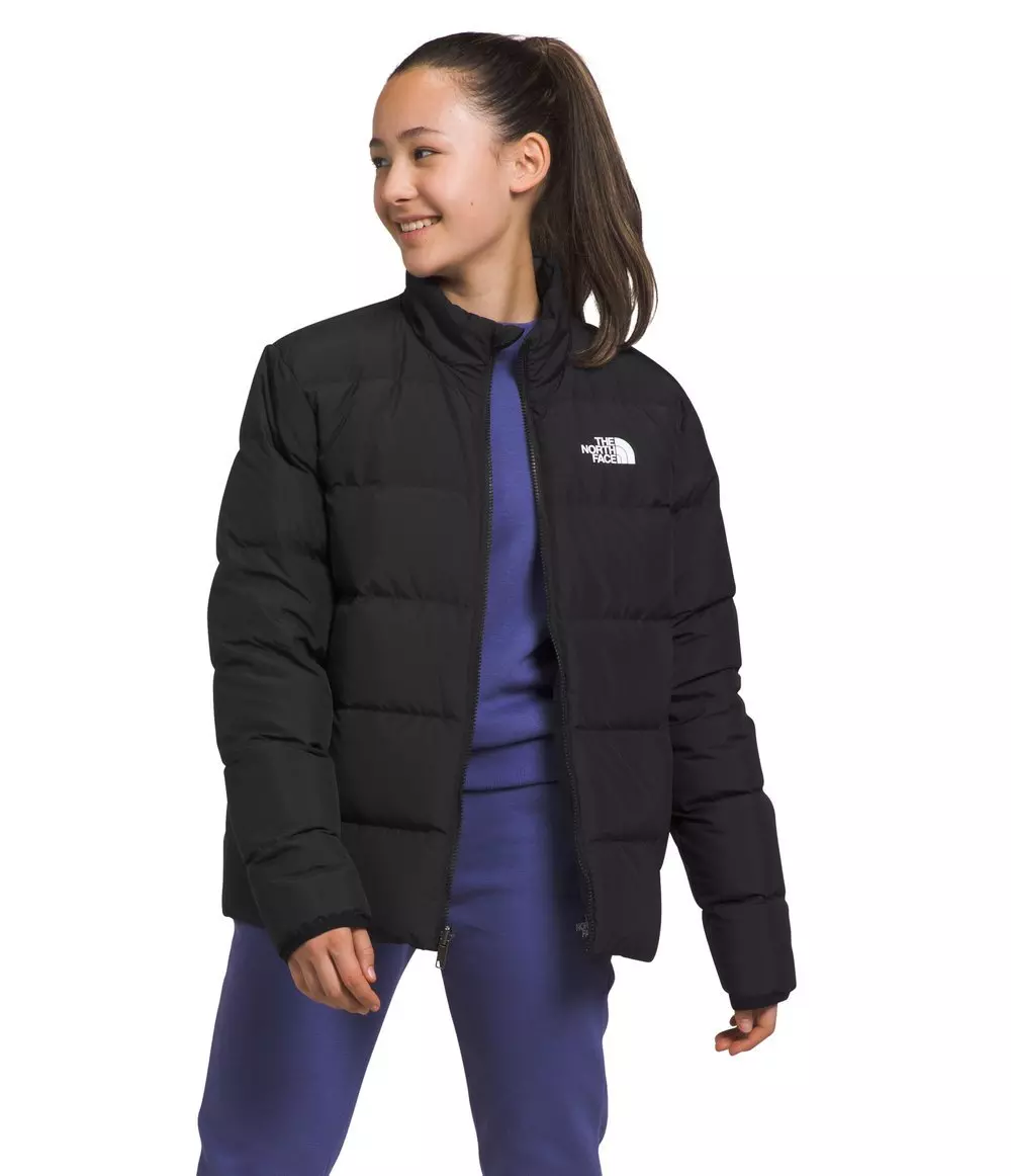 The North Face Big Kids’ Reversible North Down Jacket -Black - BLACK
