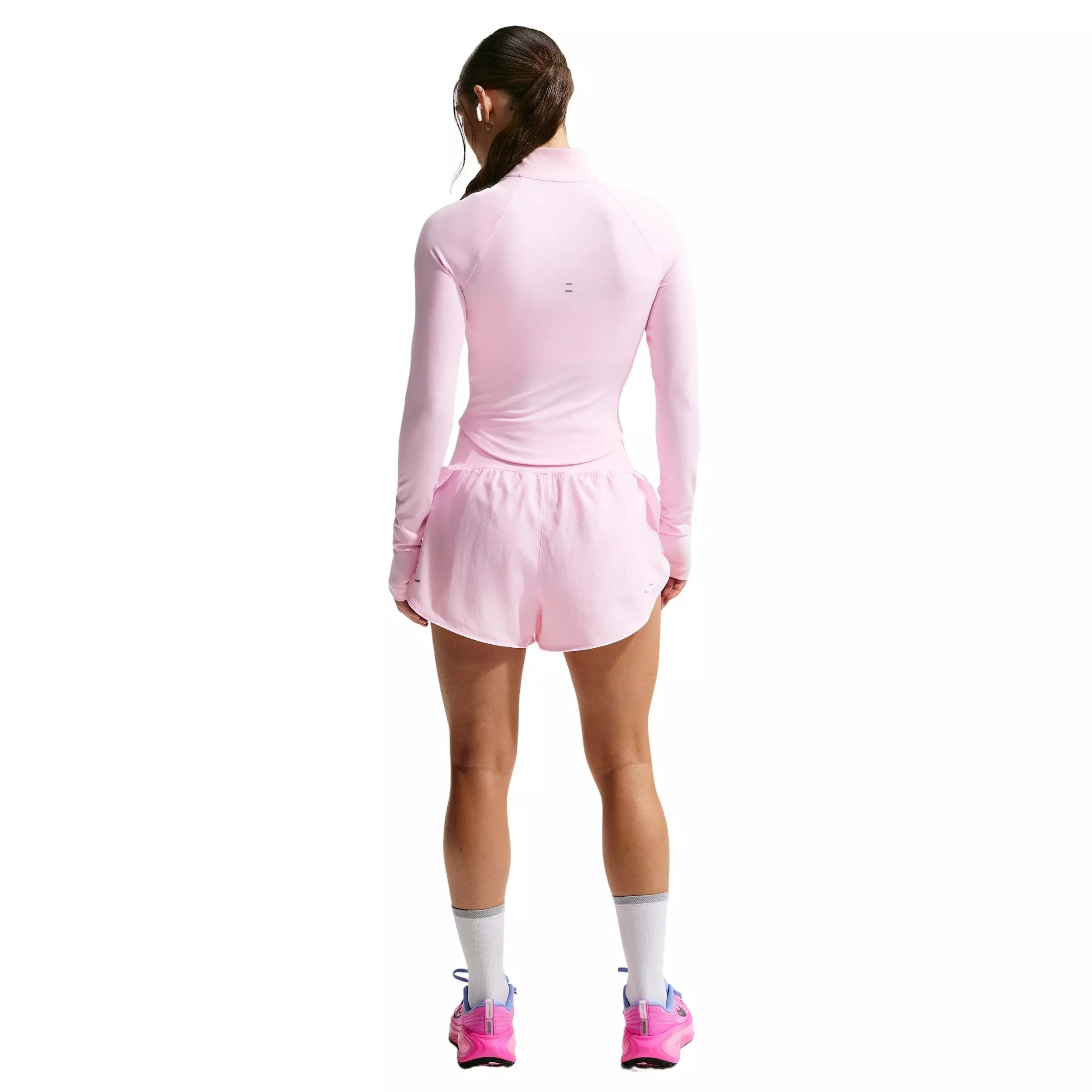 Nike Women's Tempo Dri-FIT Fitted 1/2-Zip Running Top - Pink - PINK