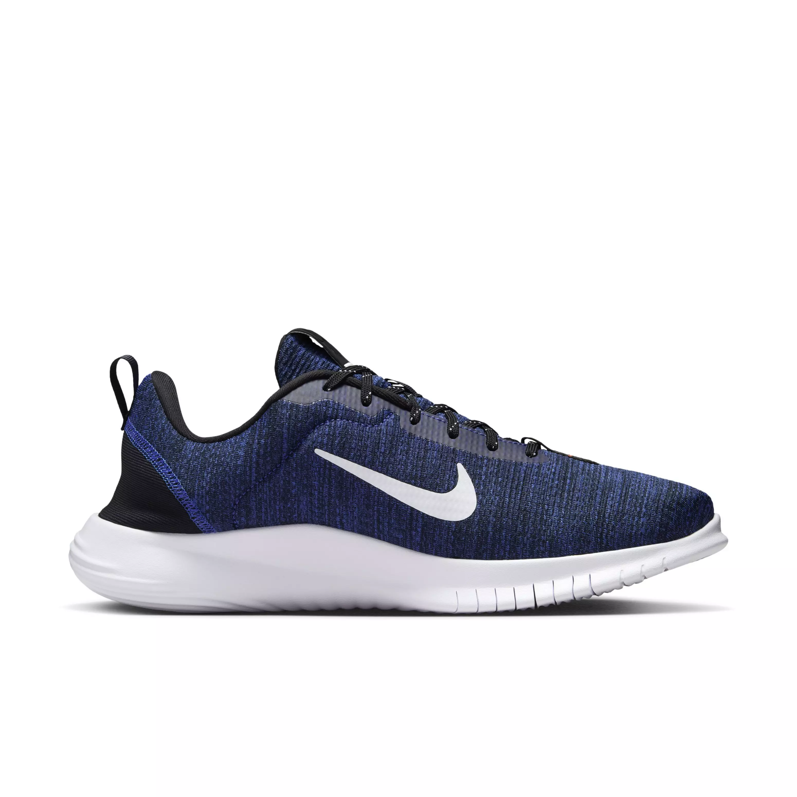 Nike Flex Experience Run 12 "Astronomy Blue/Black/Hyper Crimson/White" Men's Wide Running Shoe - BLUE/BLACK/CRIMSON/WHITE
