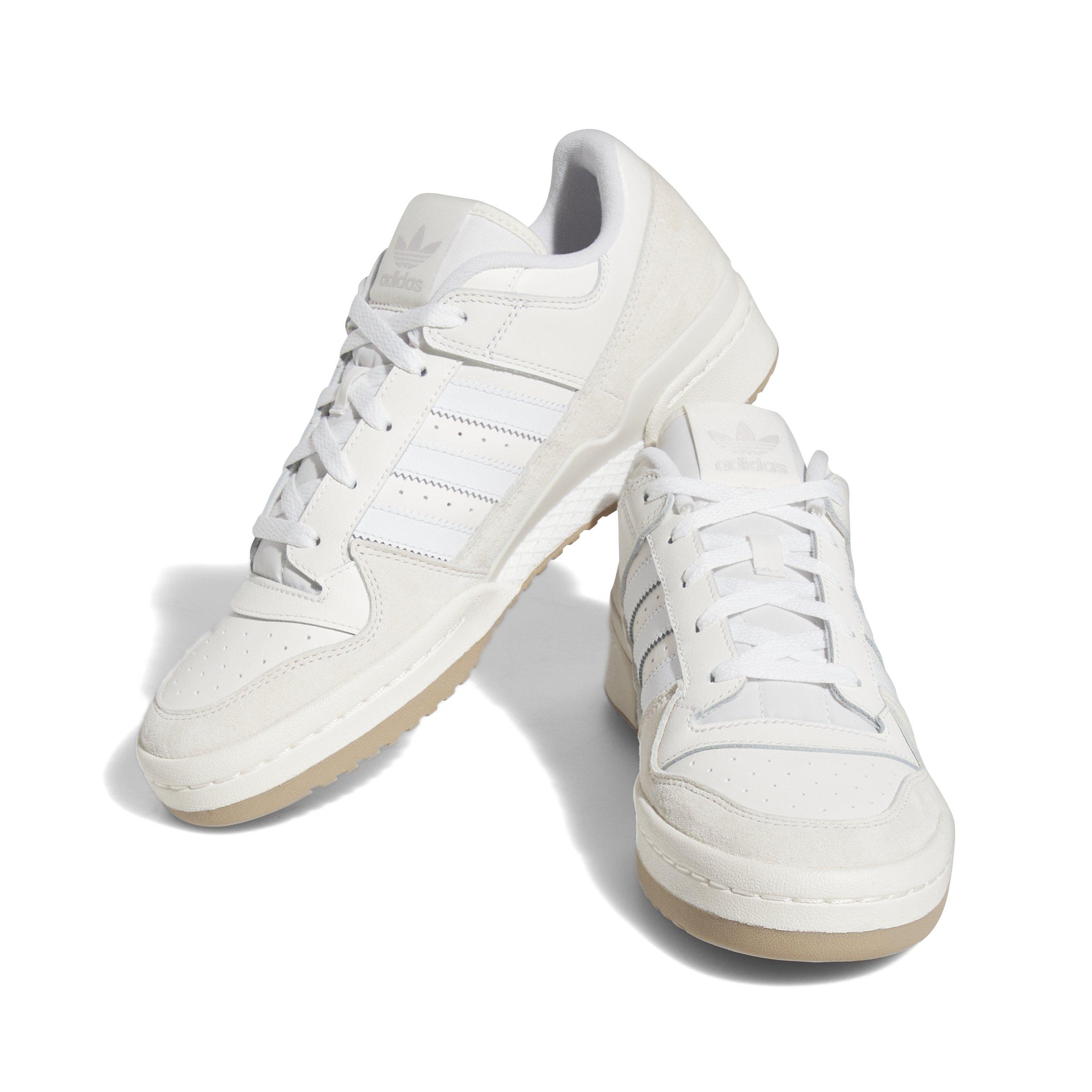 adidas Forum Low Classic "Chalk White/Cloud White/Ftwr White" Men's Shoe - CHALK/WHITE/WHITE Thumbnail View 3
