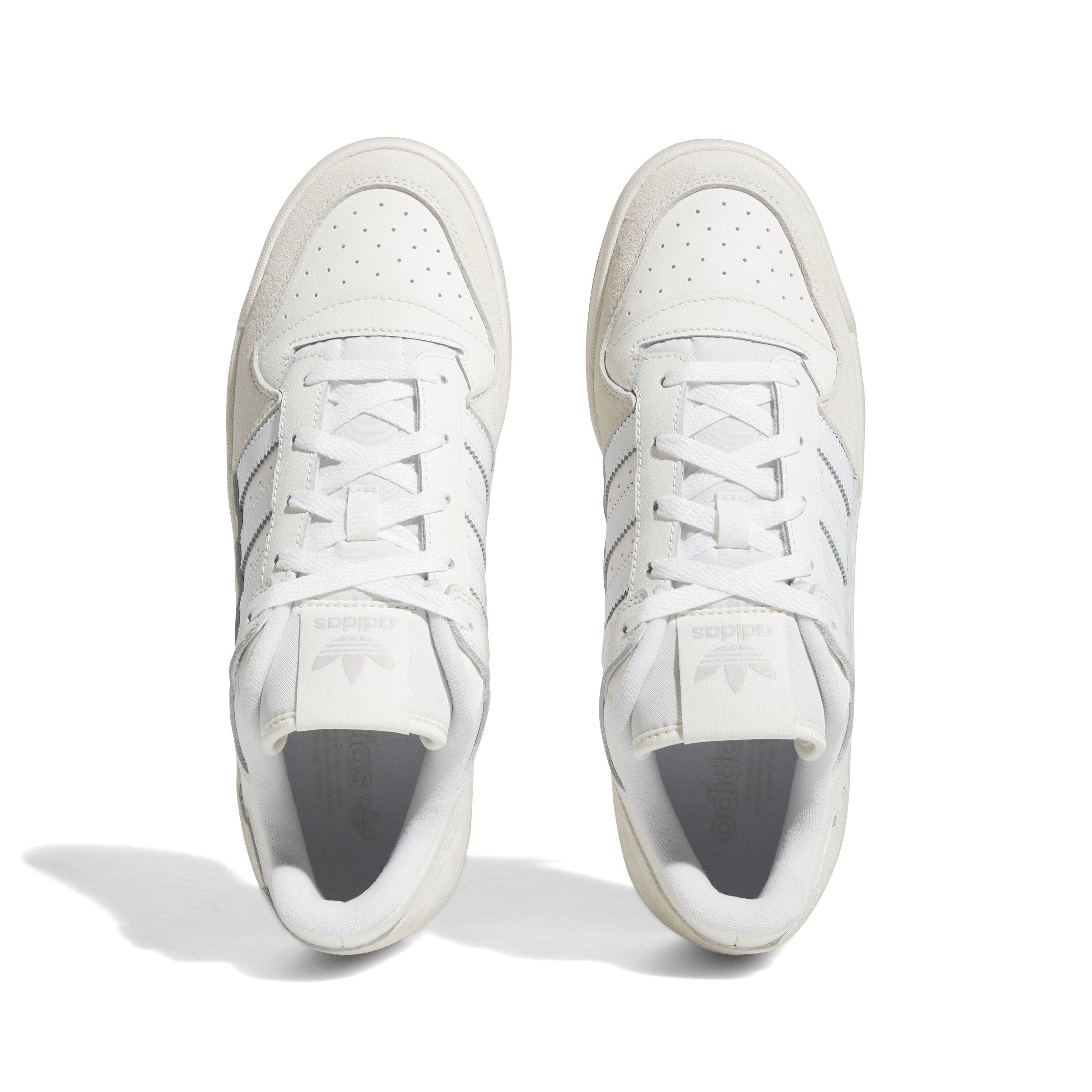 adidas Forum Low Classic "Chalk White/Cloud White/Ftwr White" Men's Shoe - CHALK/WHITE/WHITE Thumbnail View 5