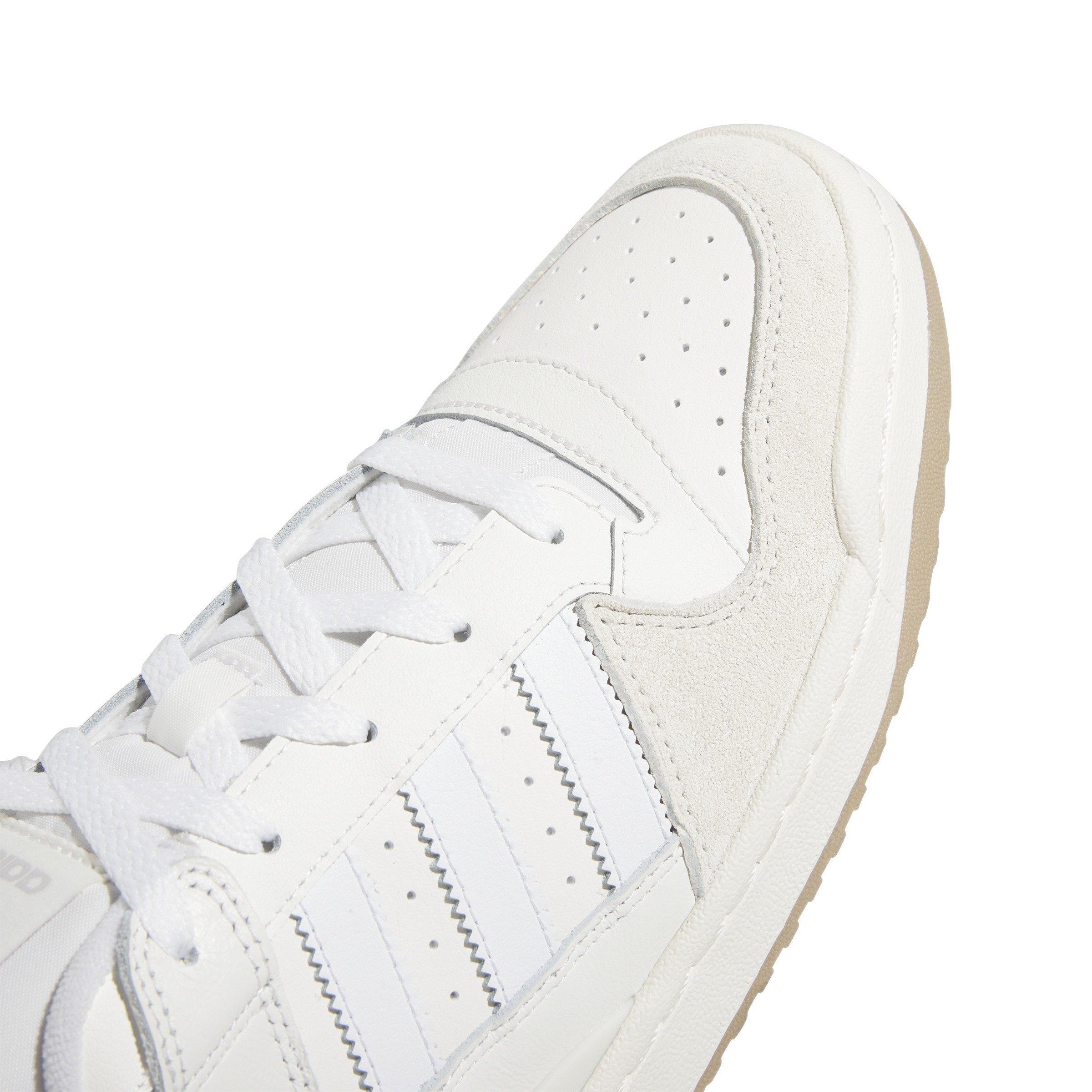 adidas Forum Low Classic "Chalk White/Cloud White/Ftwr White" Men's Shoe - CHALK/WHITE/WHITE Thumbnail View 7