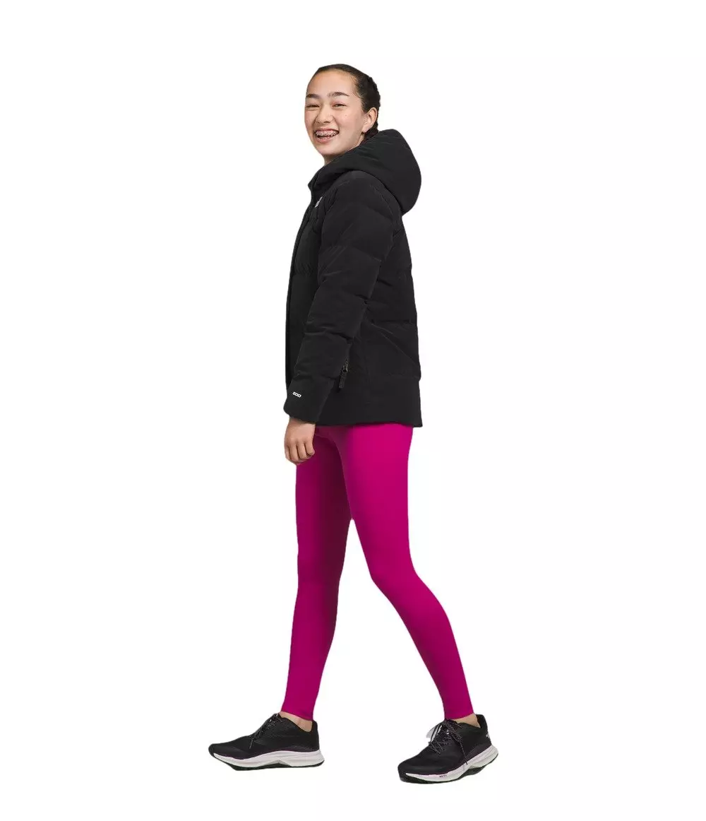 The North Face Big Girls' North Down Fleece-Lined Parka - BLACK
