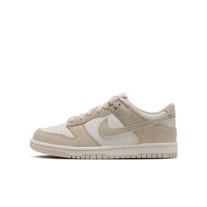 Nike Dunk Low Suede "Phantom/Sanddrift" Grade School Girls' Shoe - PHANTOM/SANDDRIFT