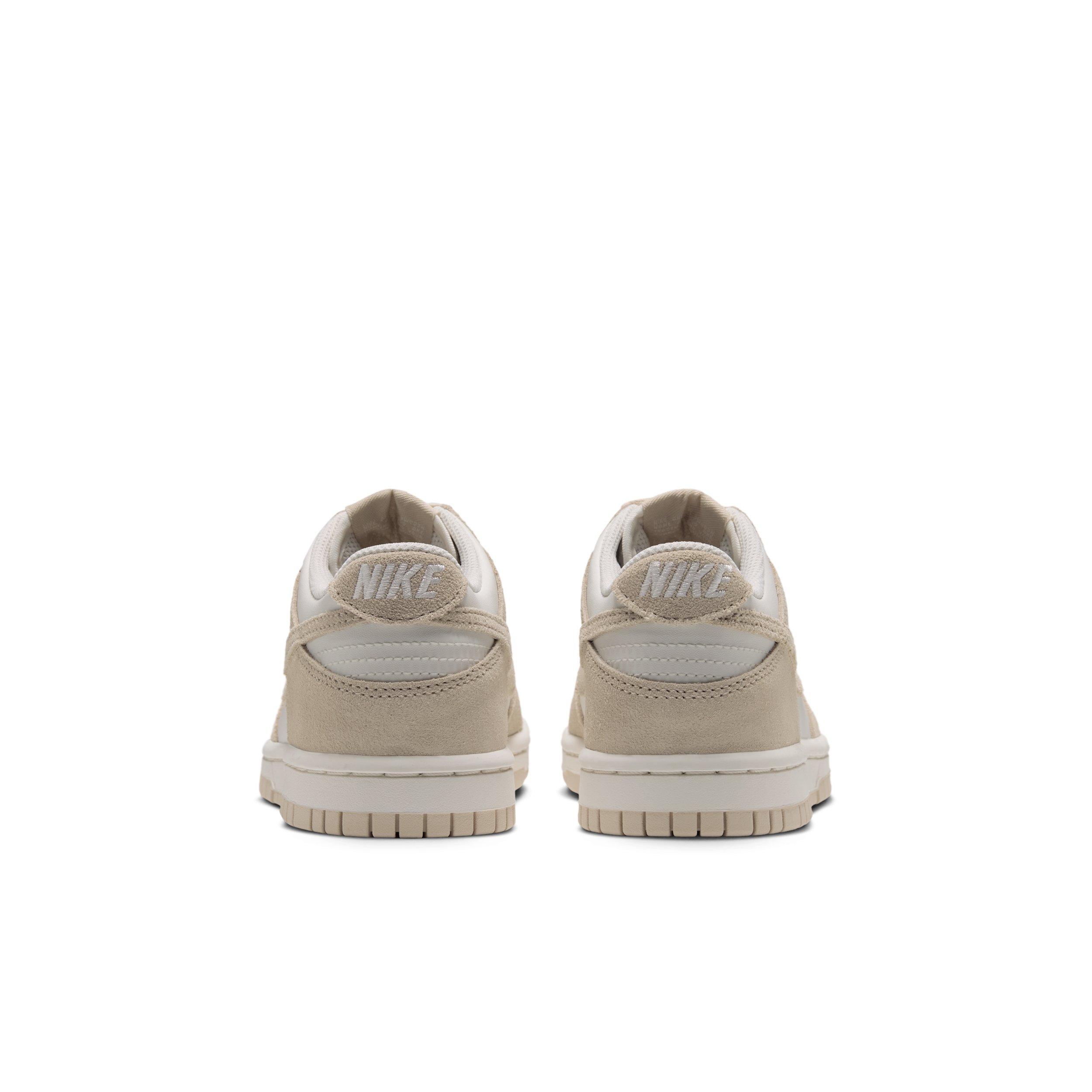Nike Dunk Low Suede "Phantom/Sanddrift" Grade School Girls' Shoe - PHANTOM/SANDDRIFT