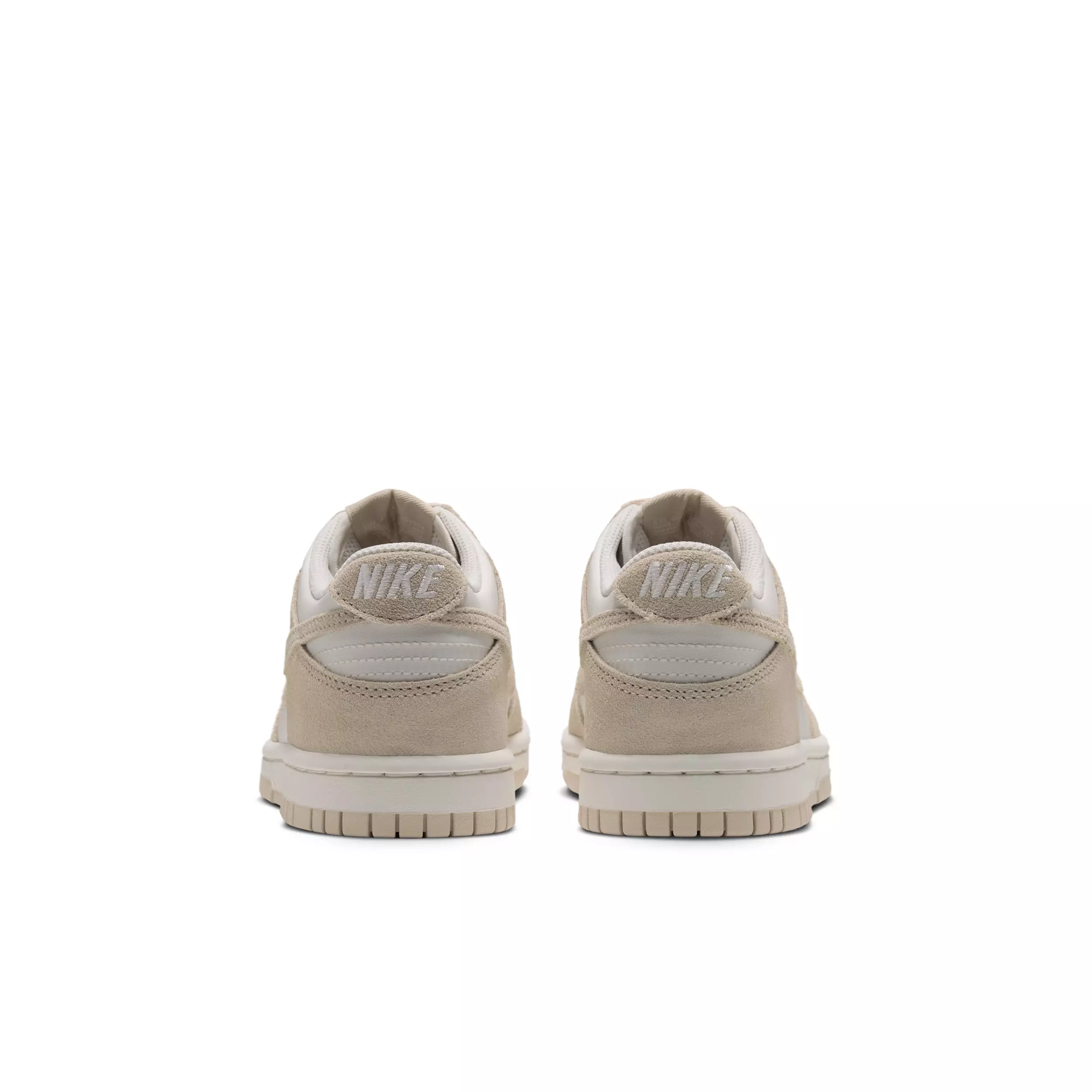 Nike Dunk Low Suede "Phantom/Sanddrift" Grade School Girls' Shoe - PHANTOM/SANDDRIFT