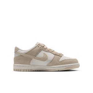 Nike Dunk Low Suede "Phantom/Sanddrift" Grade School Girls' Shoe - PHANTOM/SANDDRIFT