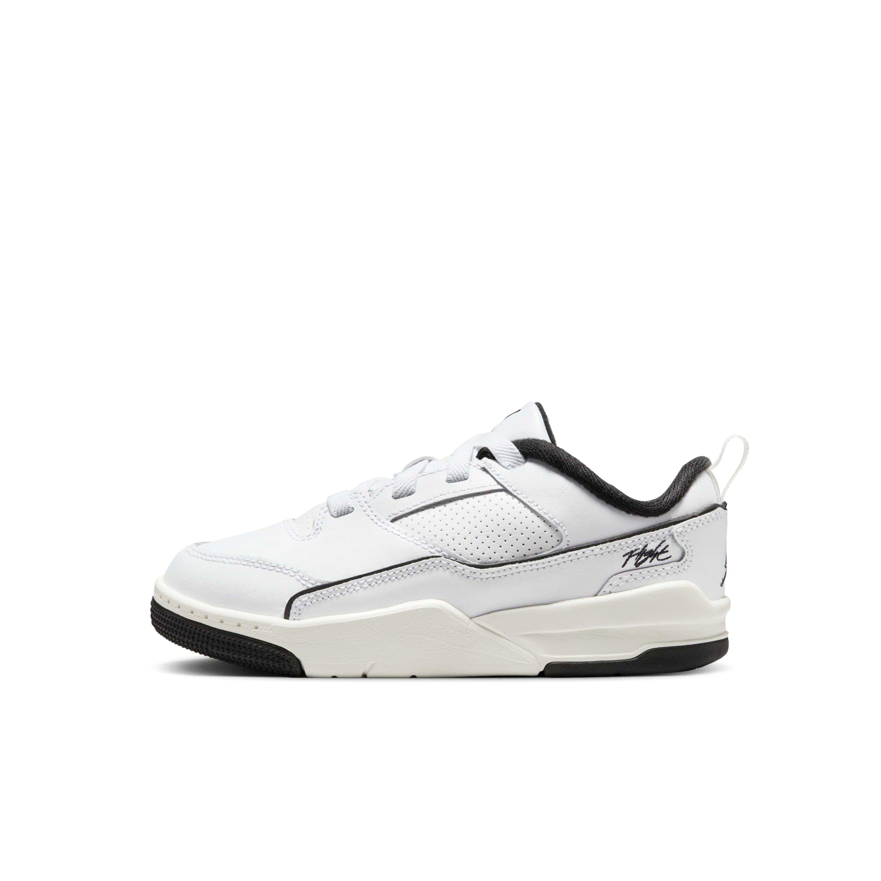 Jordan Flight Court Preschool Boys' "White/Sail/Black" Shoe