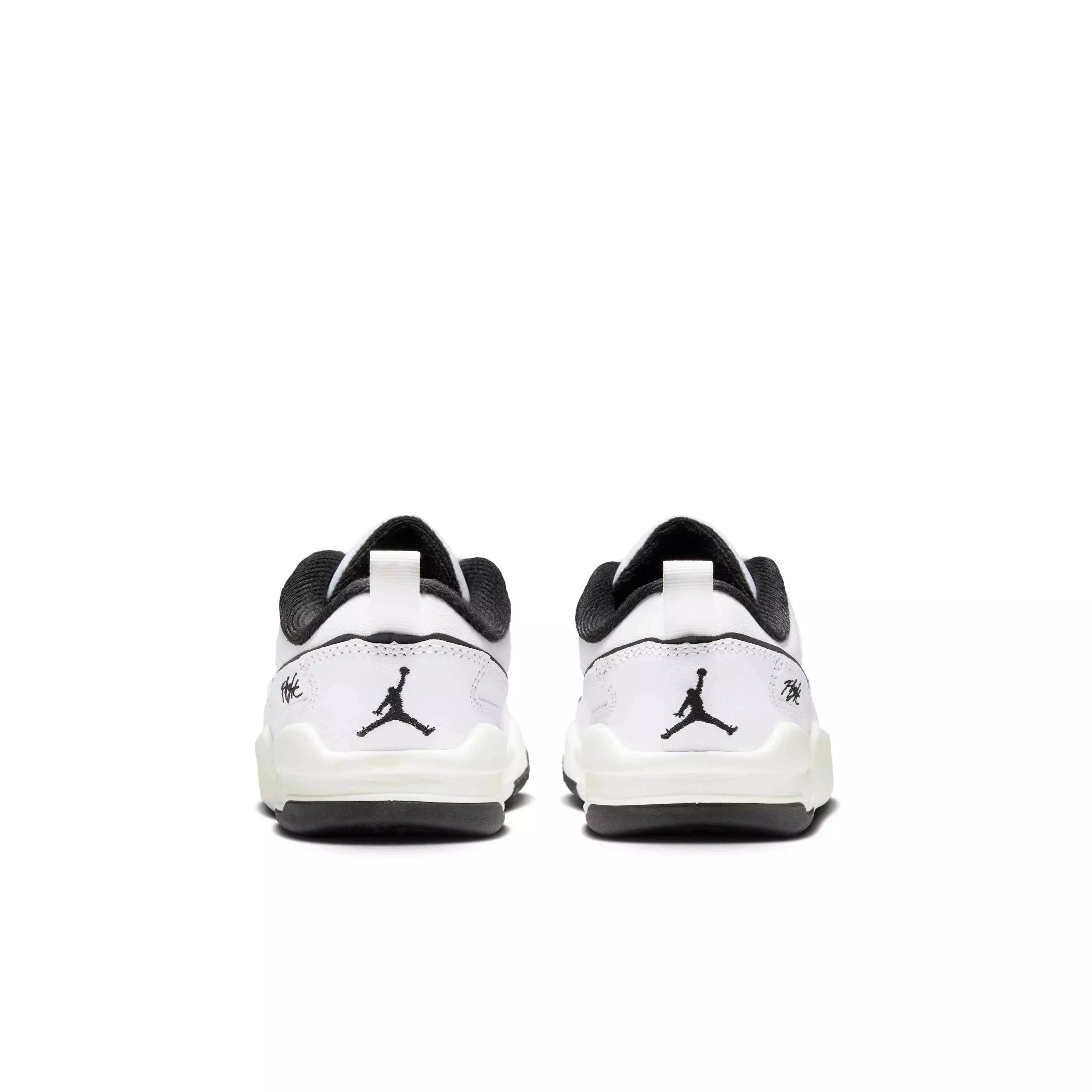 Jordan Flight Court "White/Sail/Black" Preschool Boys' Shoe - WHITE/SAIL/BLACK