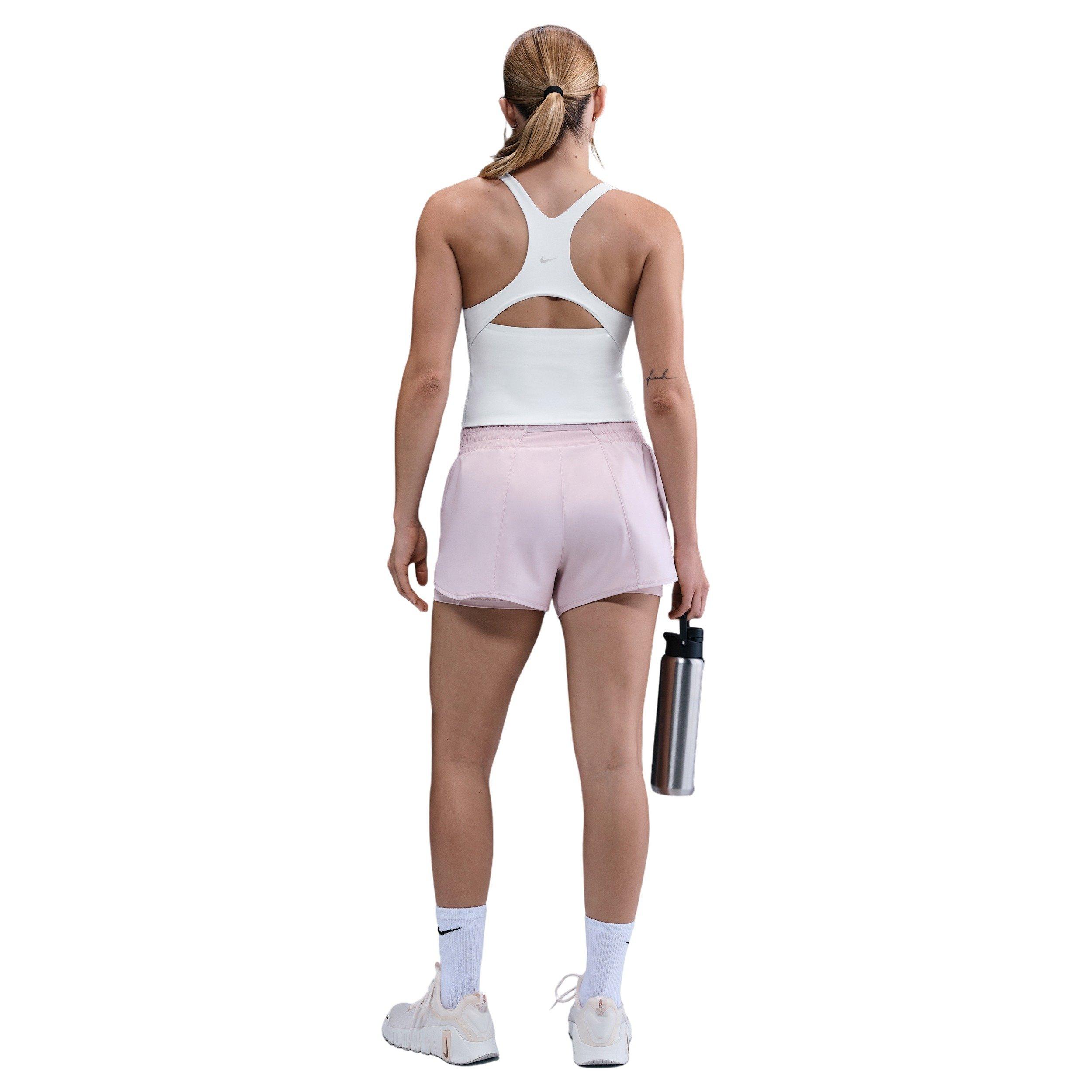 Nike Women's Zenvy Light-Support Sports Bra Tank - White - WHITE Thumbnail View 5