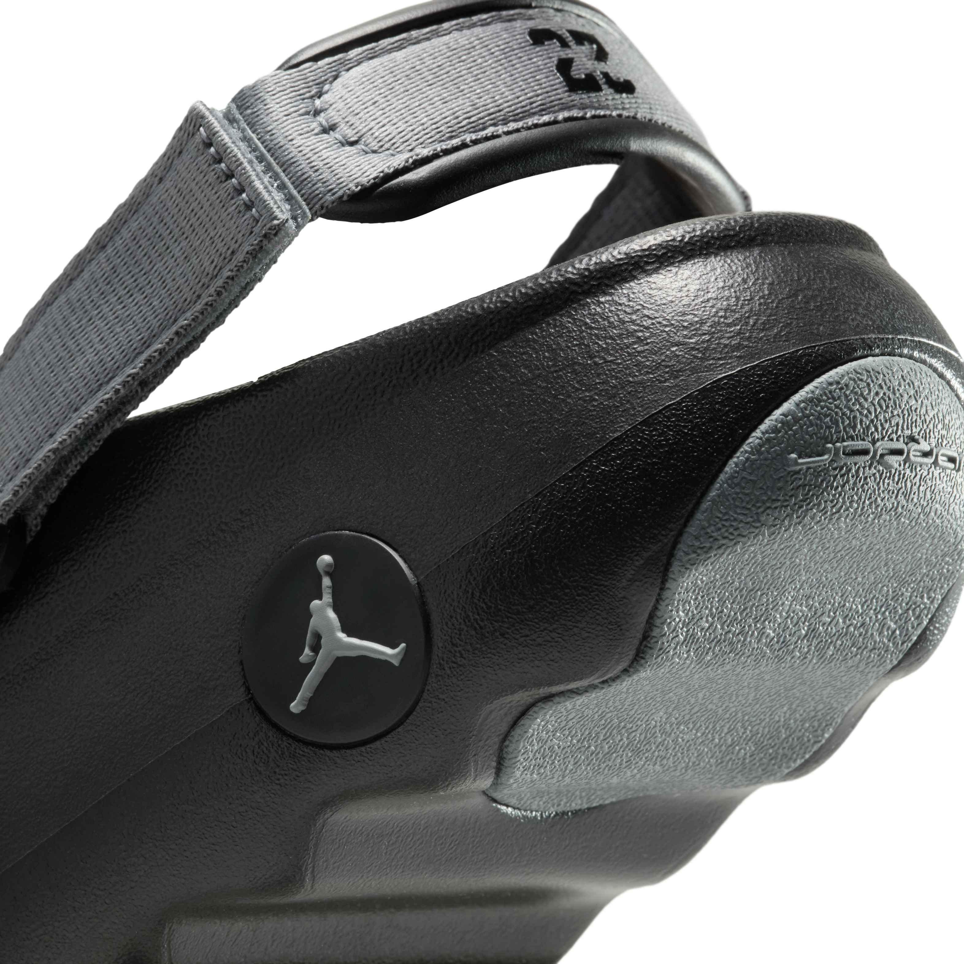 Jordan Hydrip "Black/Smoke Grey" Grade School Boys' Shoe - BLACK/GREY Thumbnail View 8