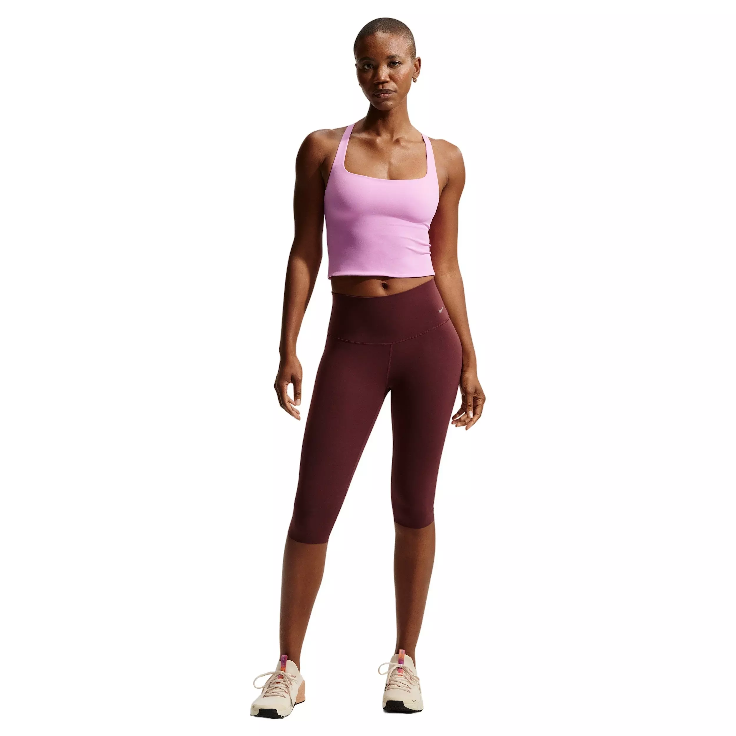 Nike Women's Zenvy Light-Support Sports Bra Tank - Lt Magenta - LT MAGENTA