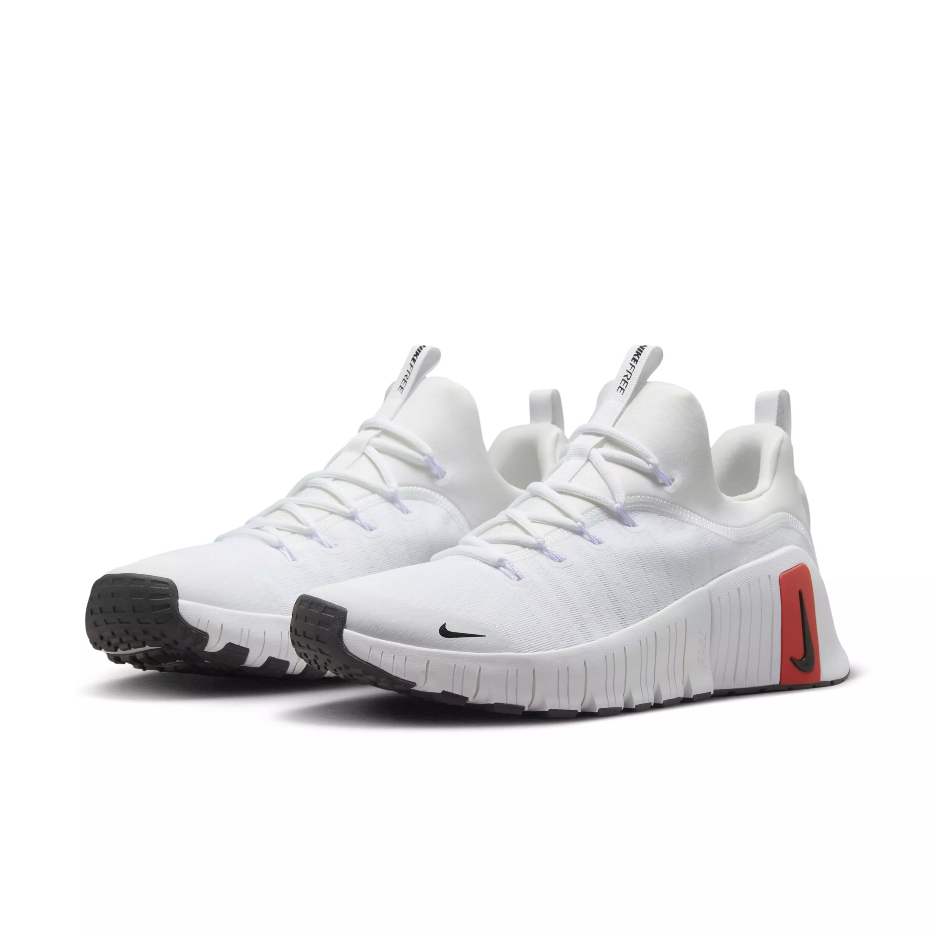 Nike Free Metcon 6 "White/Picante Red/Pure Platinum/Black" Men's Training Shoe - WHITE/RED/PLATINUM/BLACK