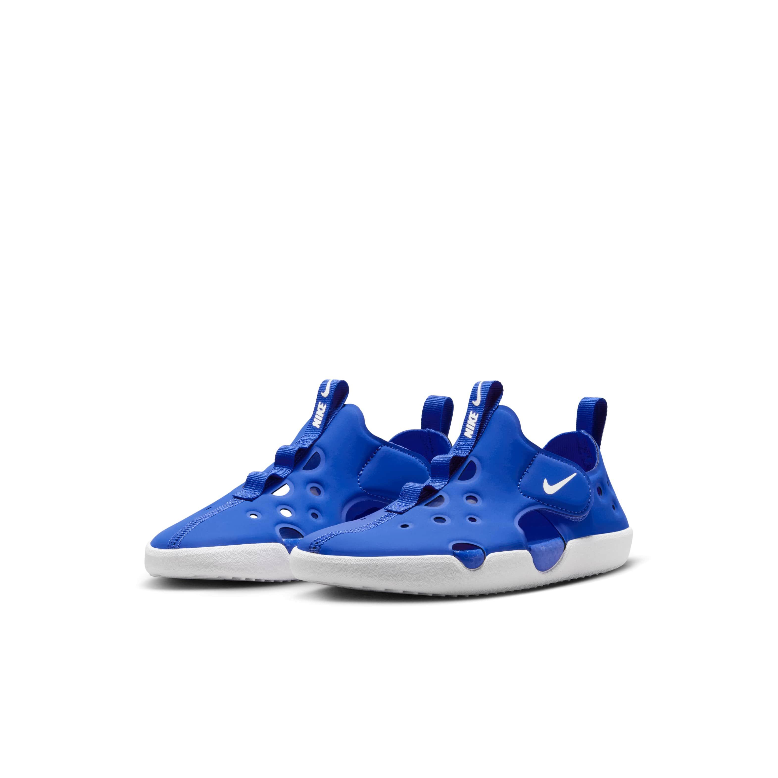 Nike Sunray Protect 4 Preschool Boys'  "Game Royal/White" Sandal