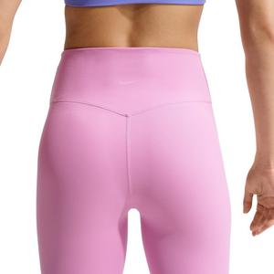 Nike Women's Zenvy 7/8 High-Waisted Leggings with No Front Seam -Lt Magenta