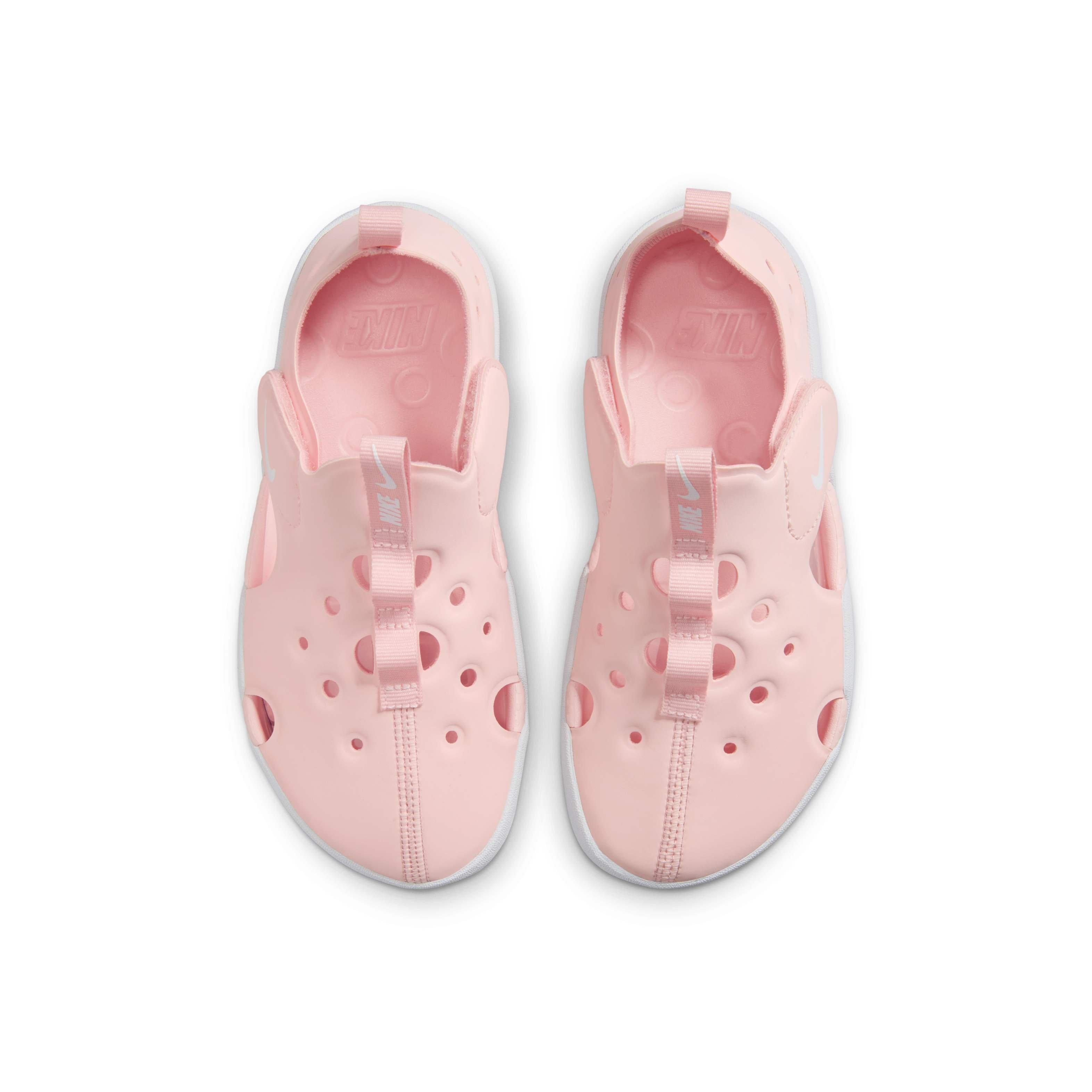 Nike Sunray Protect 4 Preschool Girls' "Echo Pink/White" Sandal