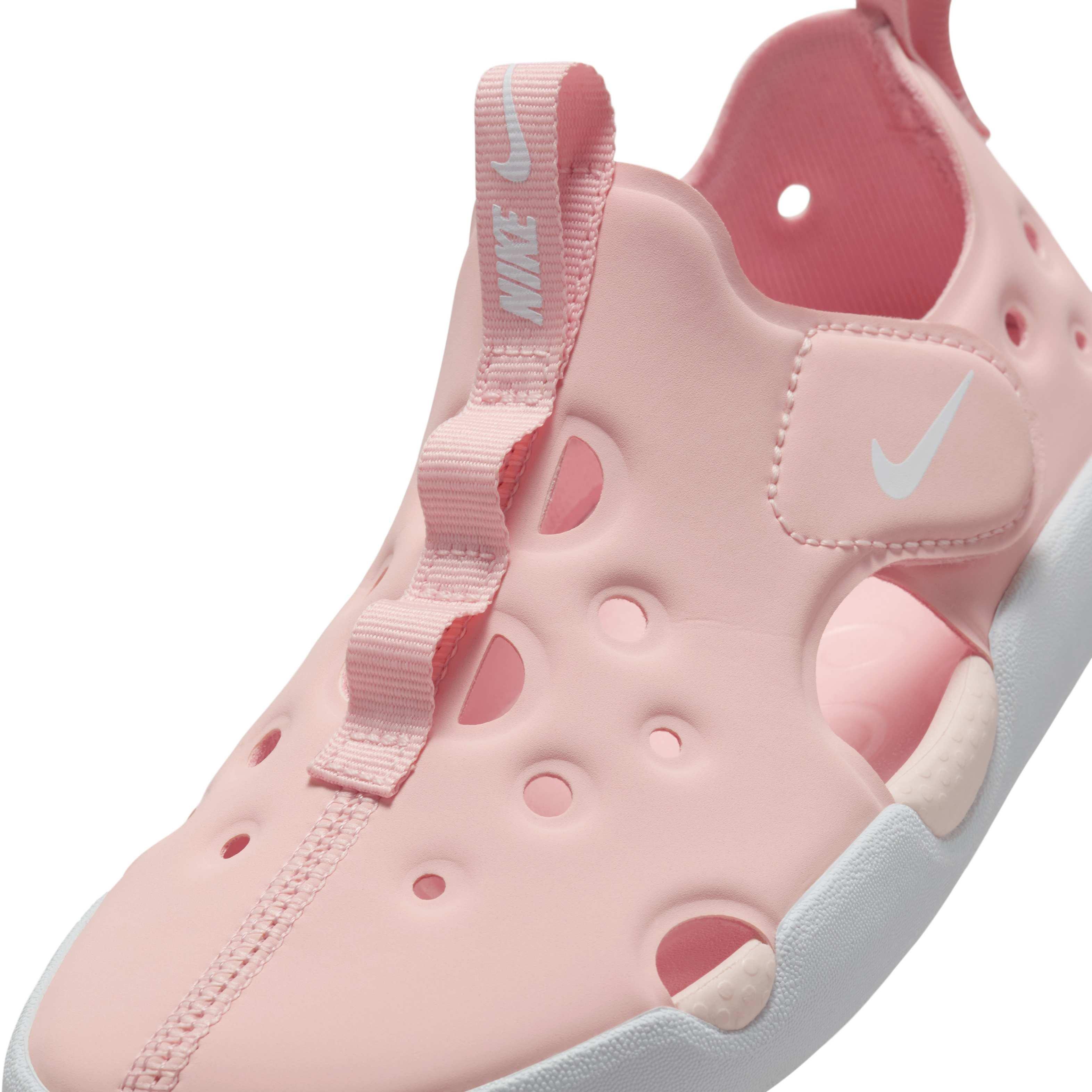 Nike Sunray Protect 4 Preschool Girls' "Echo Pink/White" Sandal