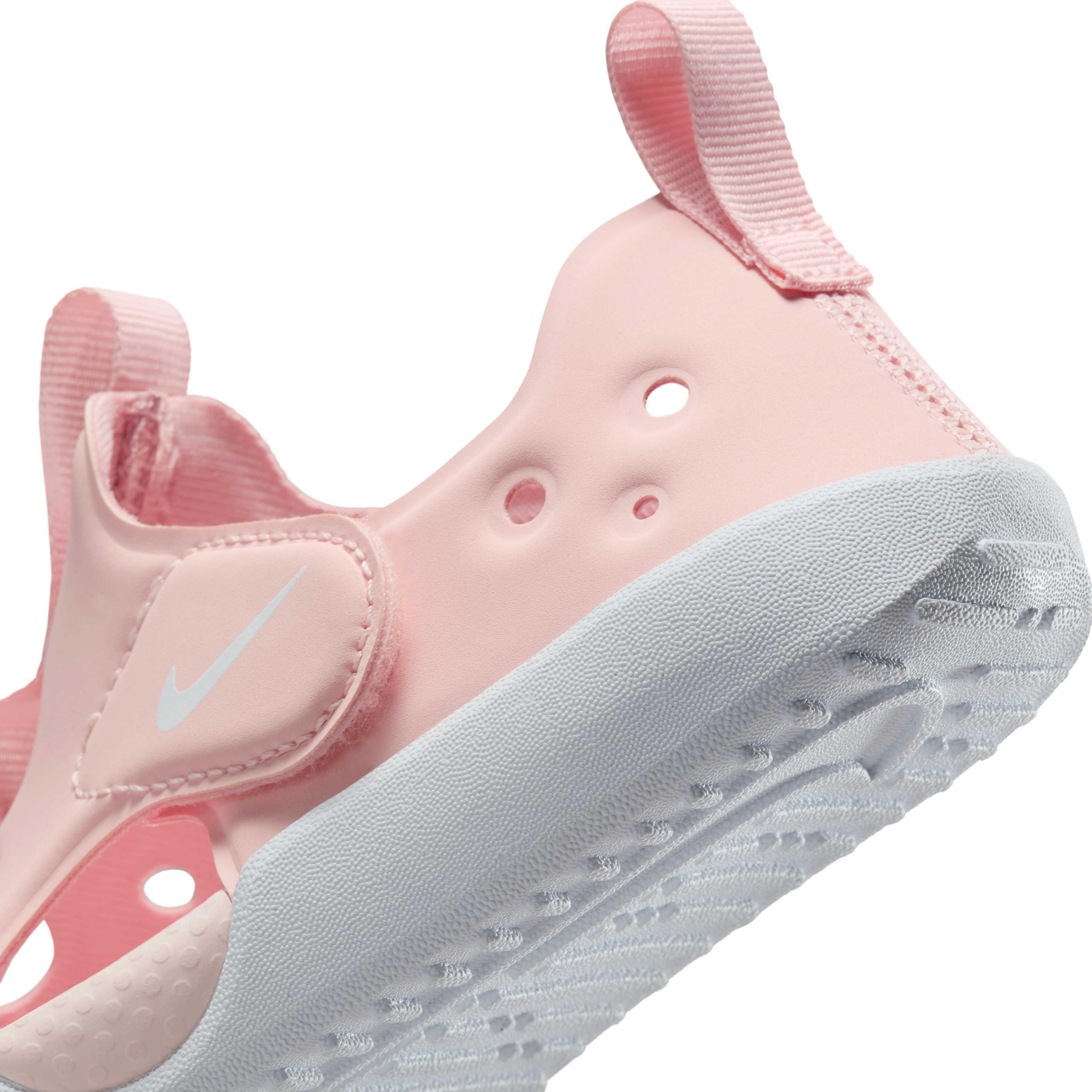 Nike Sunray Protect 4 Preschool Girls' "Echo Pink/White" Sandal