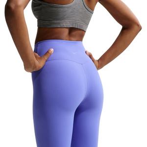 Nike Women's Zenvy 7/8 High-Waisted Leggings with No Front Seam -Sapphire
