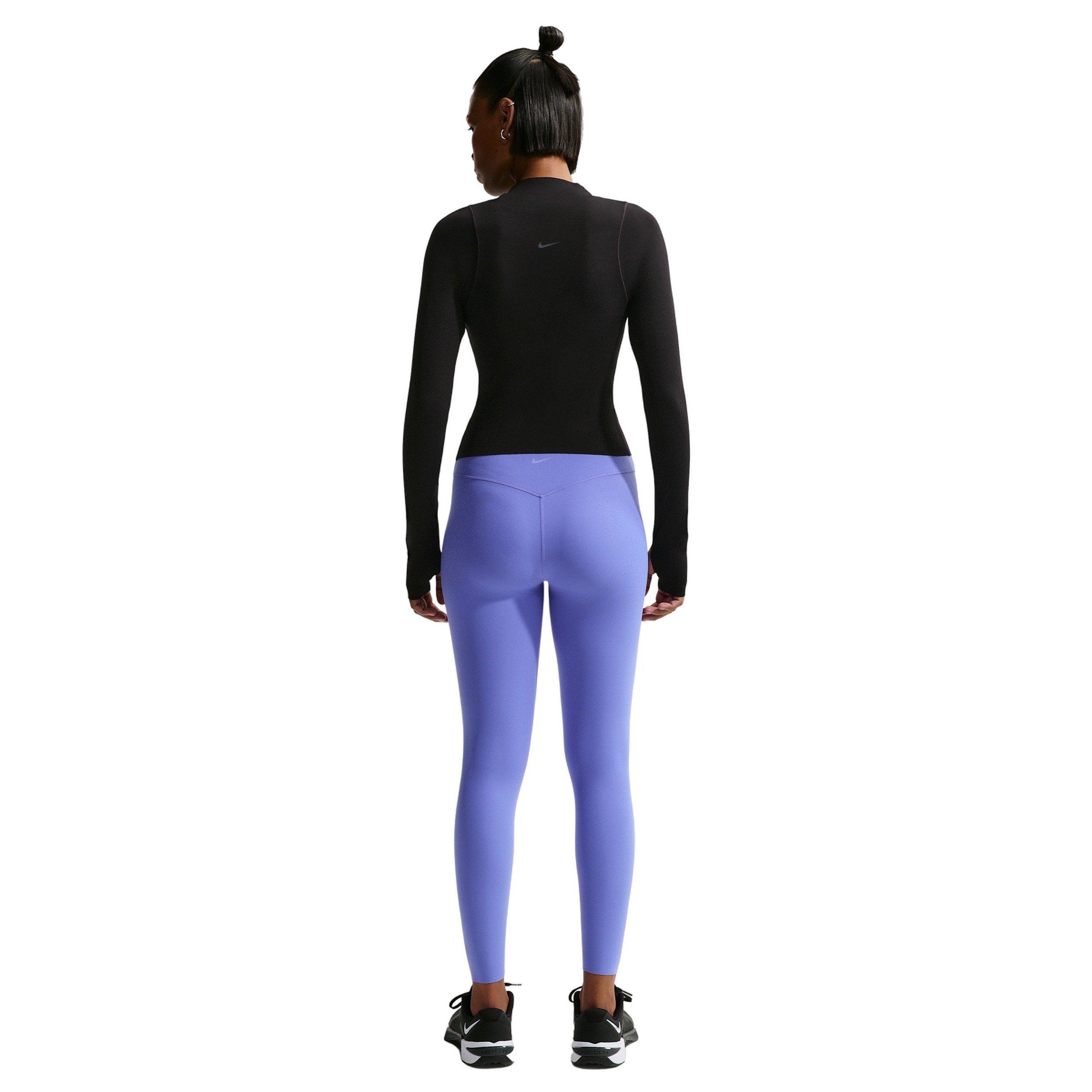 Nike Women's Zenvy 7/8 High-Waisted Leggings with No Front Seam - Sapphire - SAPPHIRE Thumbnail View 5